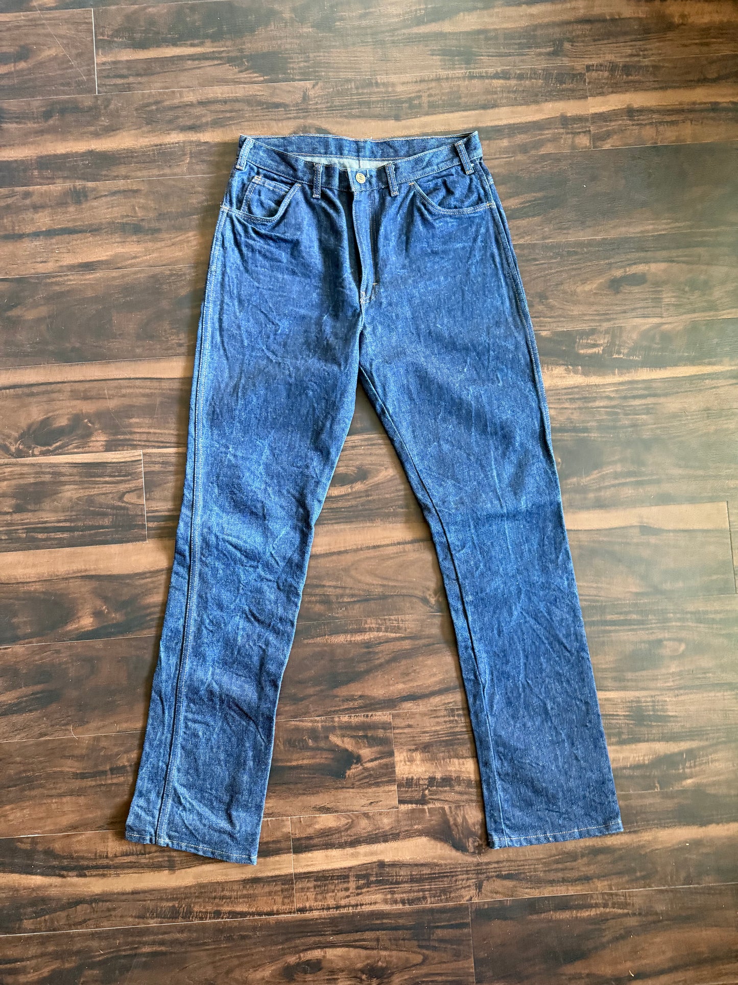 Vintage Saddle King Dark Wash Denim Jeans- 32x36