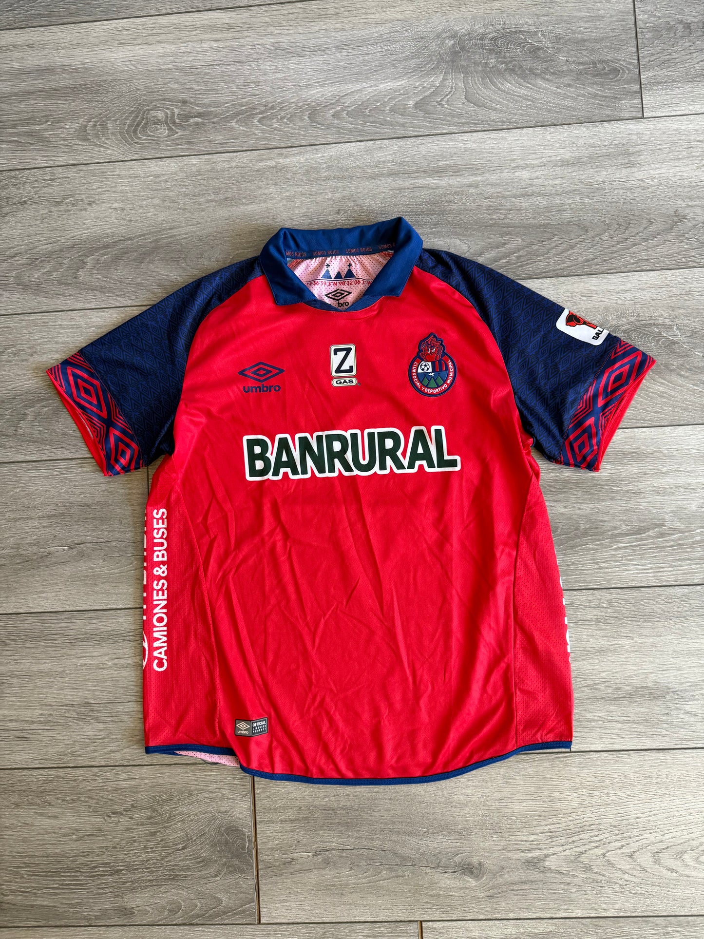 Vintage C.S.D. Municipal Guatemala Soccer Football Jersey- L