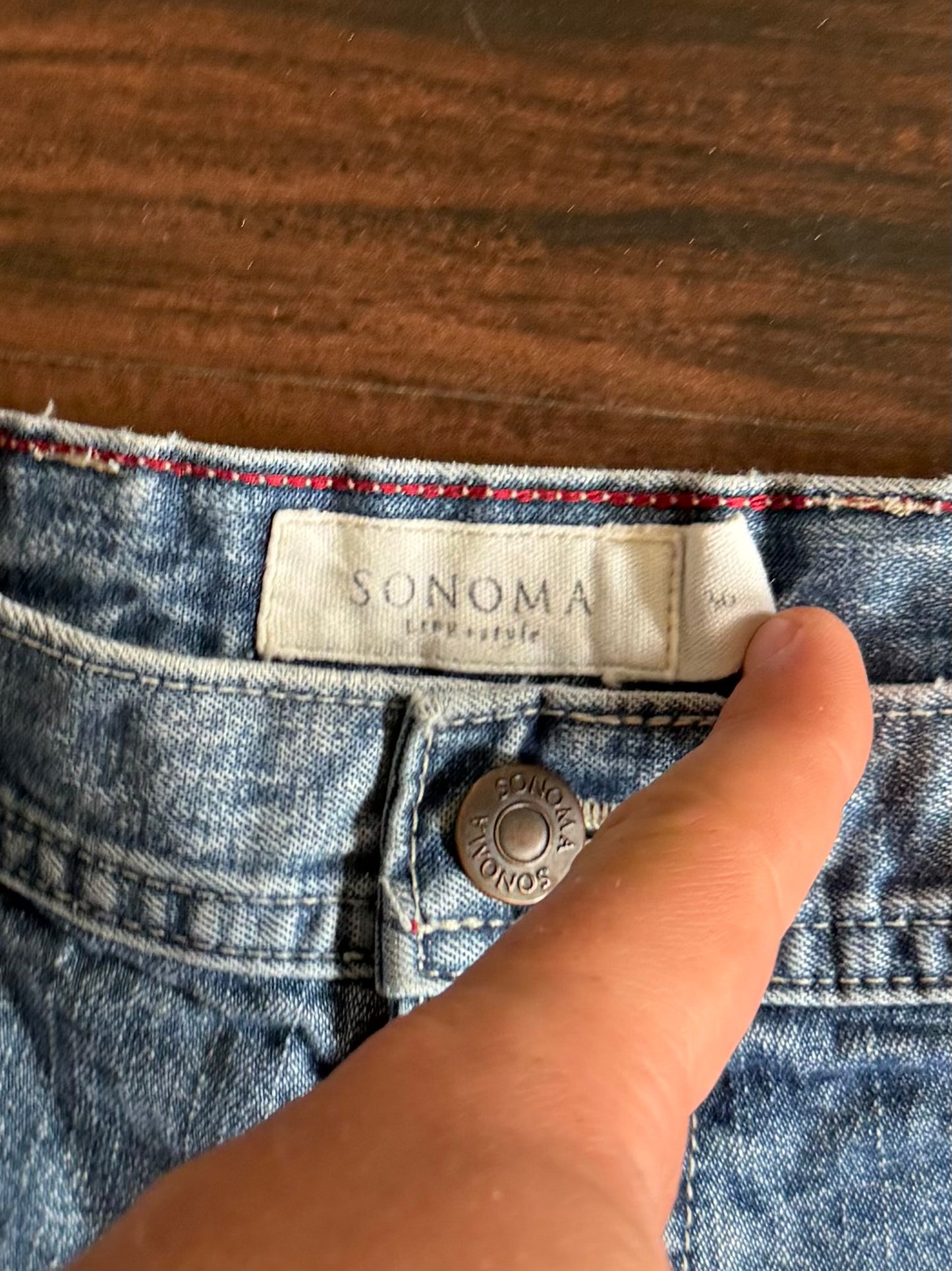 Vintage Y2K Sonoma Jean Co. Carpenter Denim Jean Shorts- 36