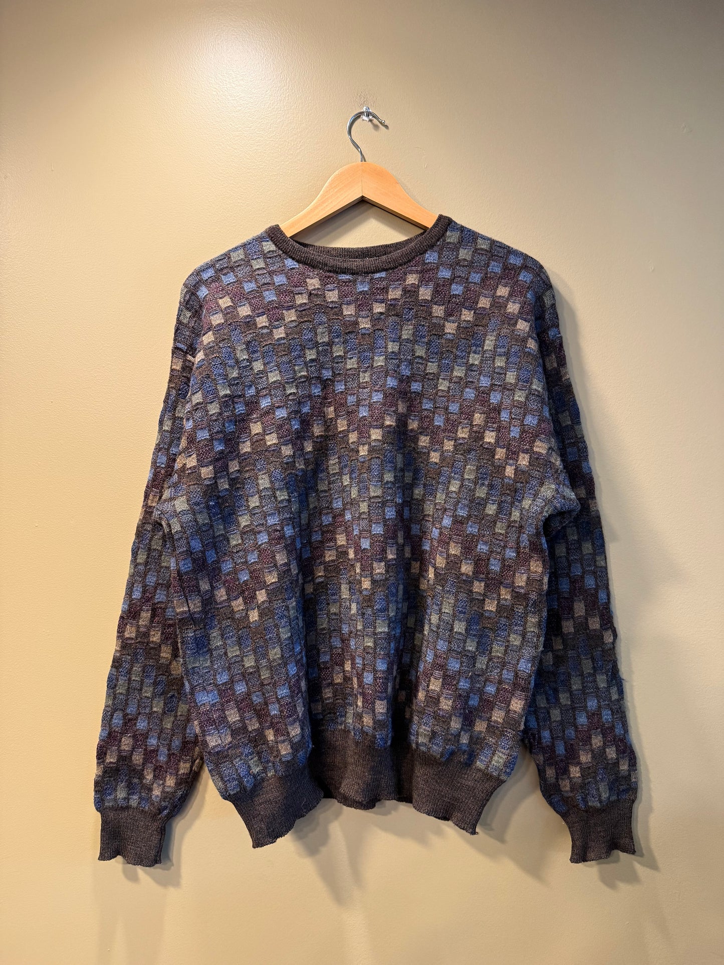 Vintage Unbranded Patterned Sweater- M