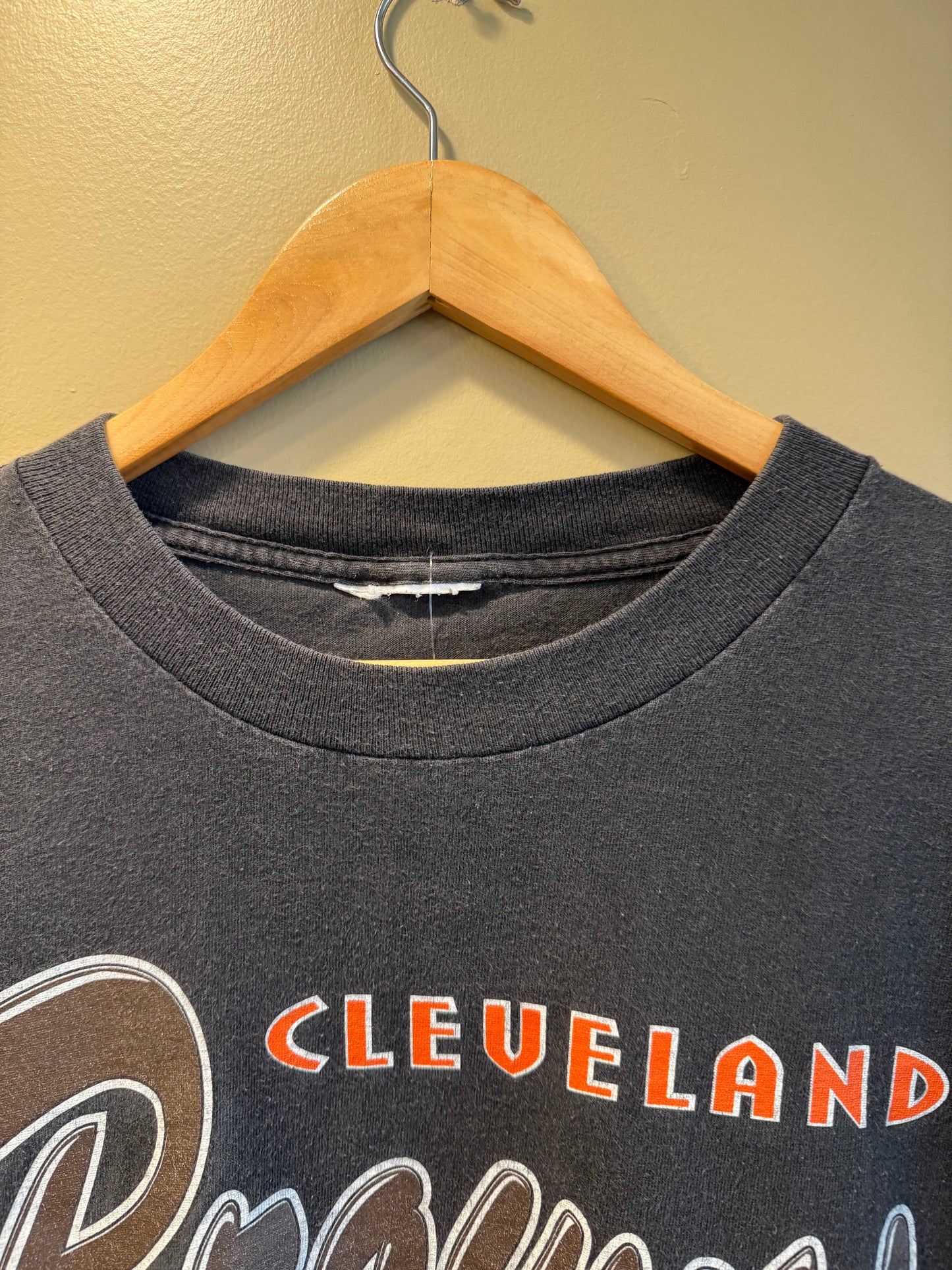 Vintage Cleveland Browns NFL Black T-Shirt- XL