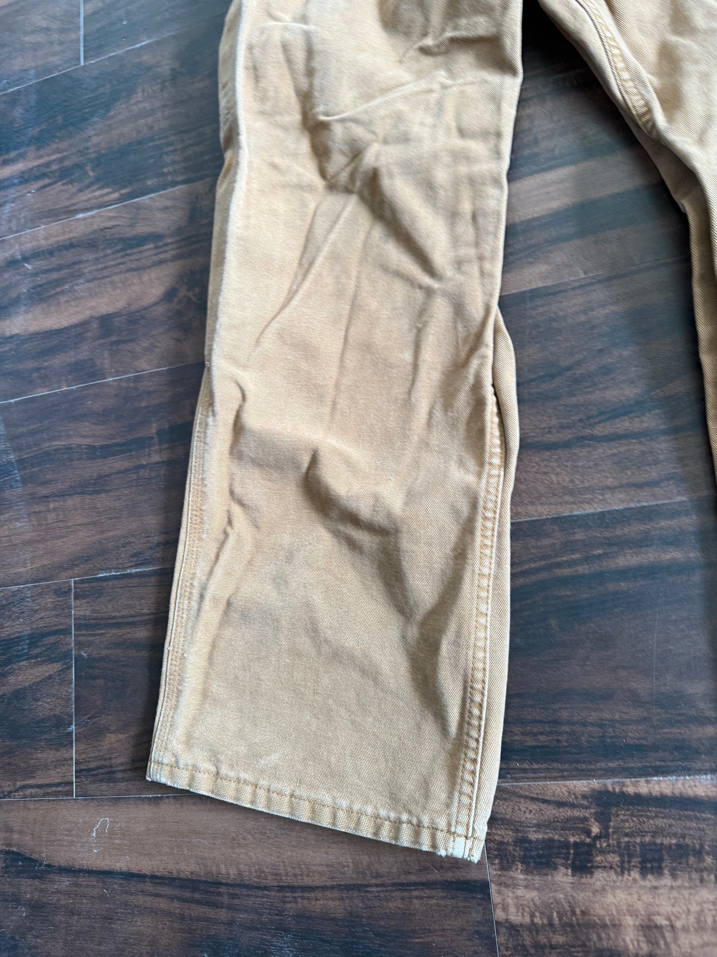 Carhartt Tan Duck Canvas Carpenter Pants- 29x28