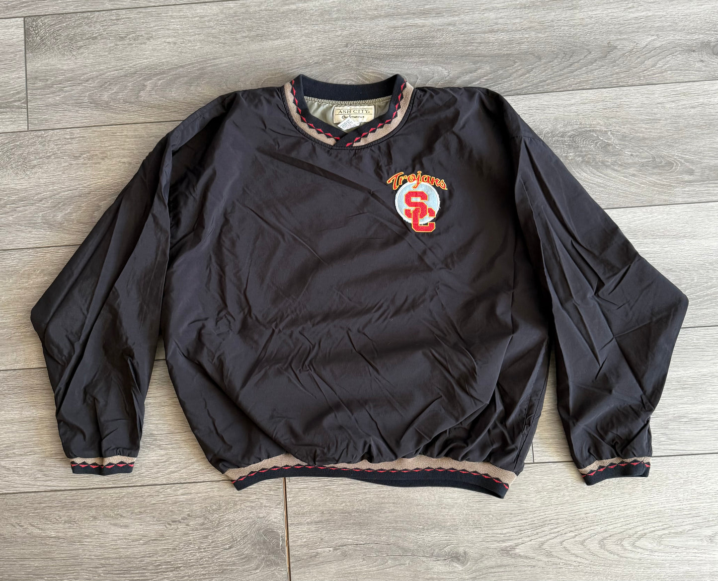 Vintage University of Southern California Trojans Windbreaker Jacket- XL