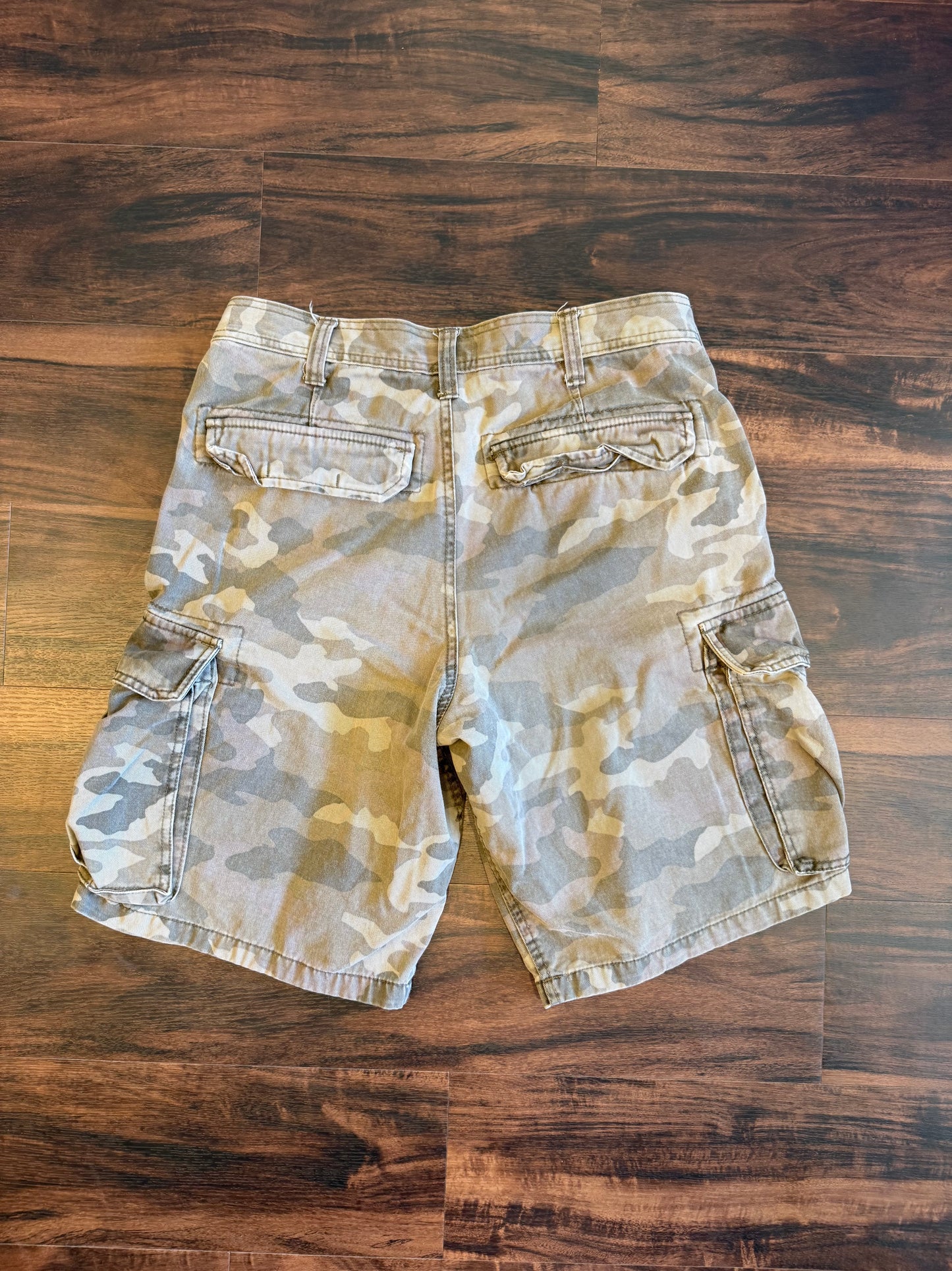 Vintage Sonoma Military Camouflage Cargo Shorts- 32