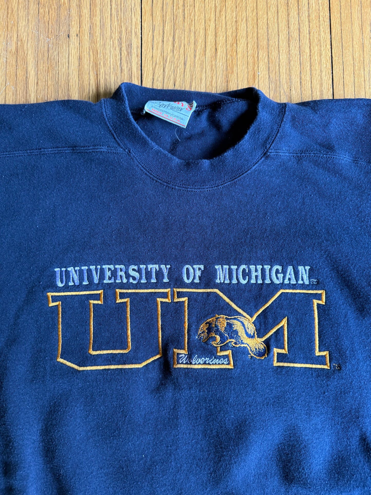 Vintage University of Michigan Wolverines Crewneck Sweatshirt- XXL