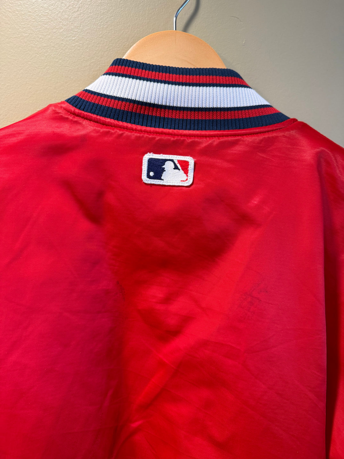 Vintage Starter Cleveland Indians Red Bomber Jacket- M