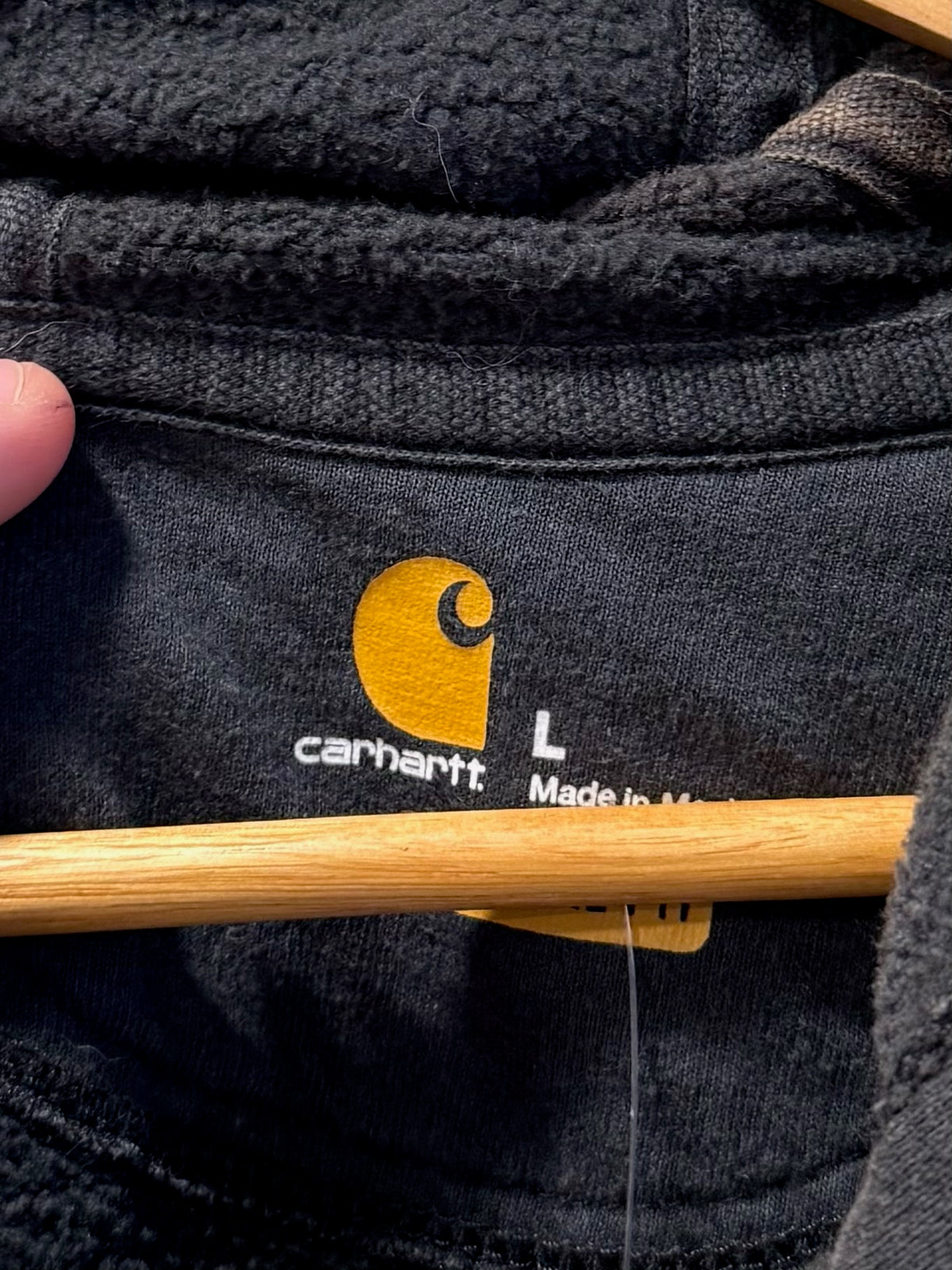 Vintage Land Rover Carhartt Zip-Up Hoodie Sweatshirt - L