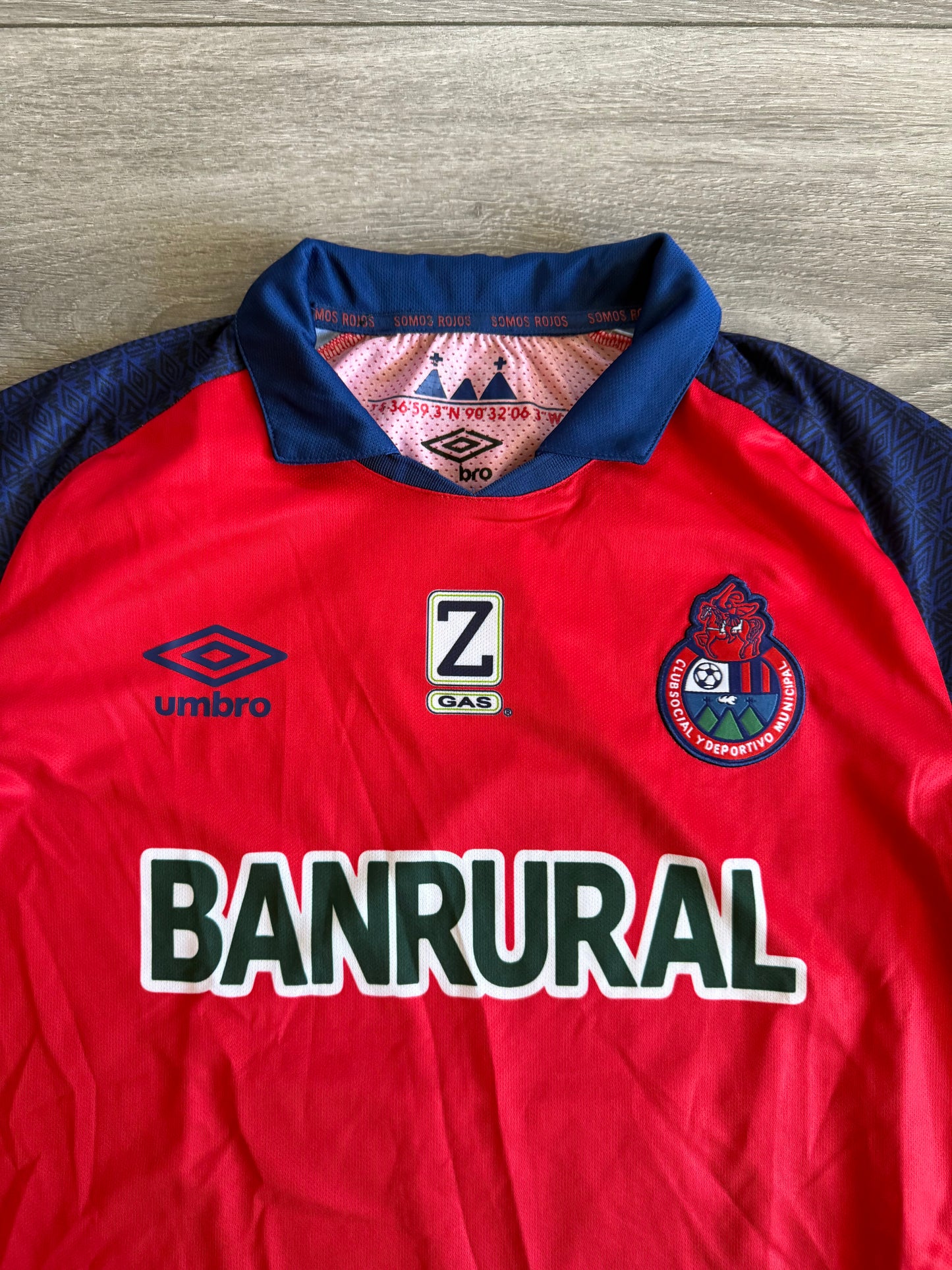 Vintage C.S.D. Municipal Guatemala Soccer Football Jersey- L
