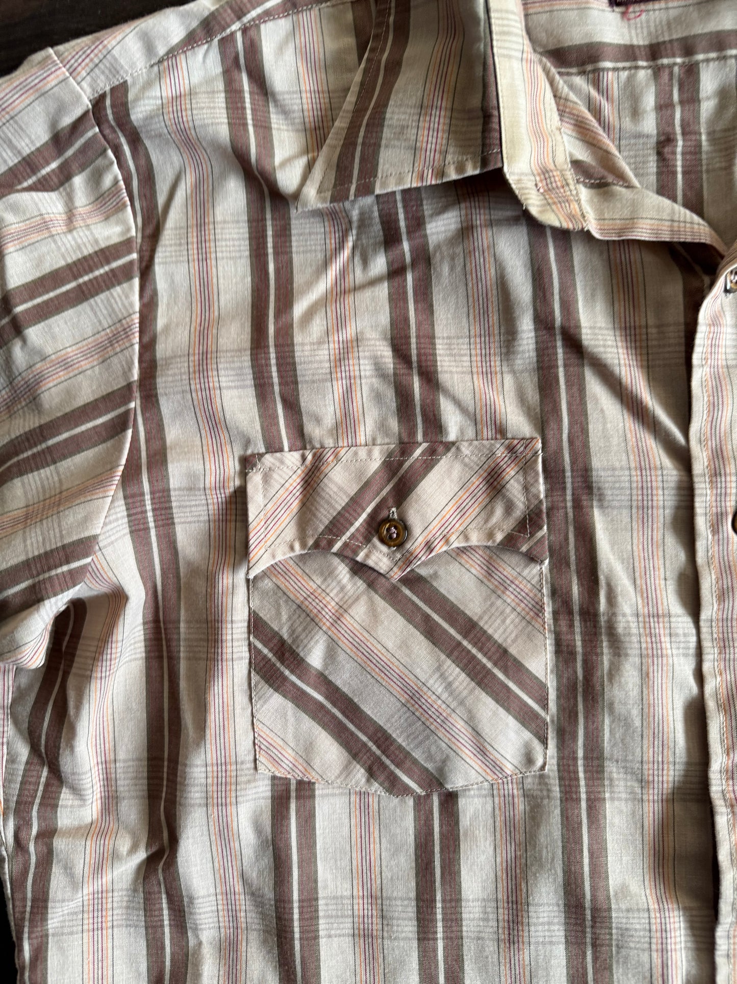 Vintage Kingsport Western Button-Up Shirt- L