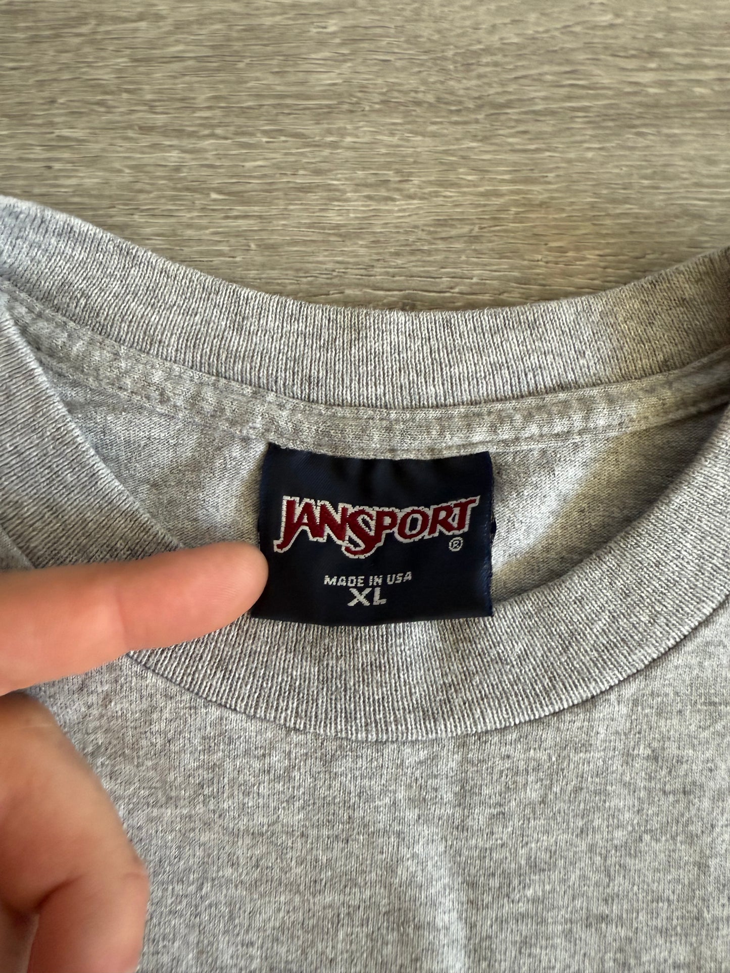 Vintage Ole Miss University of Mississippi Long Sleeve Gray T-Shirt- XL