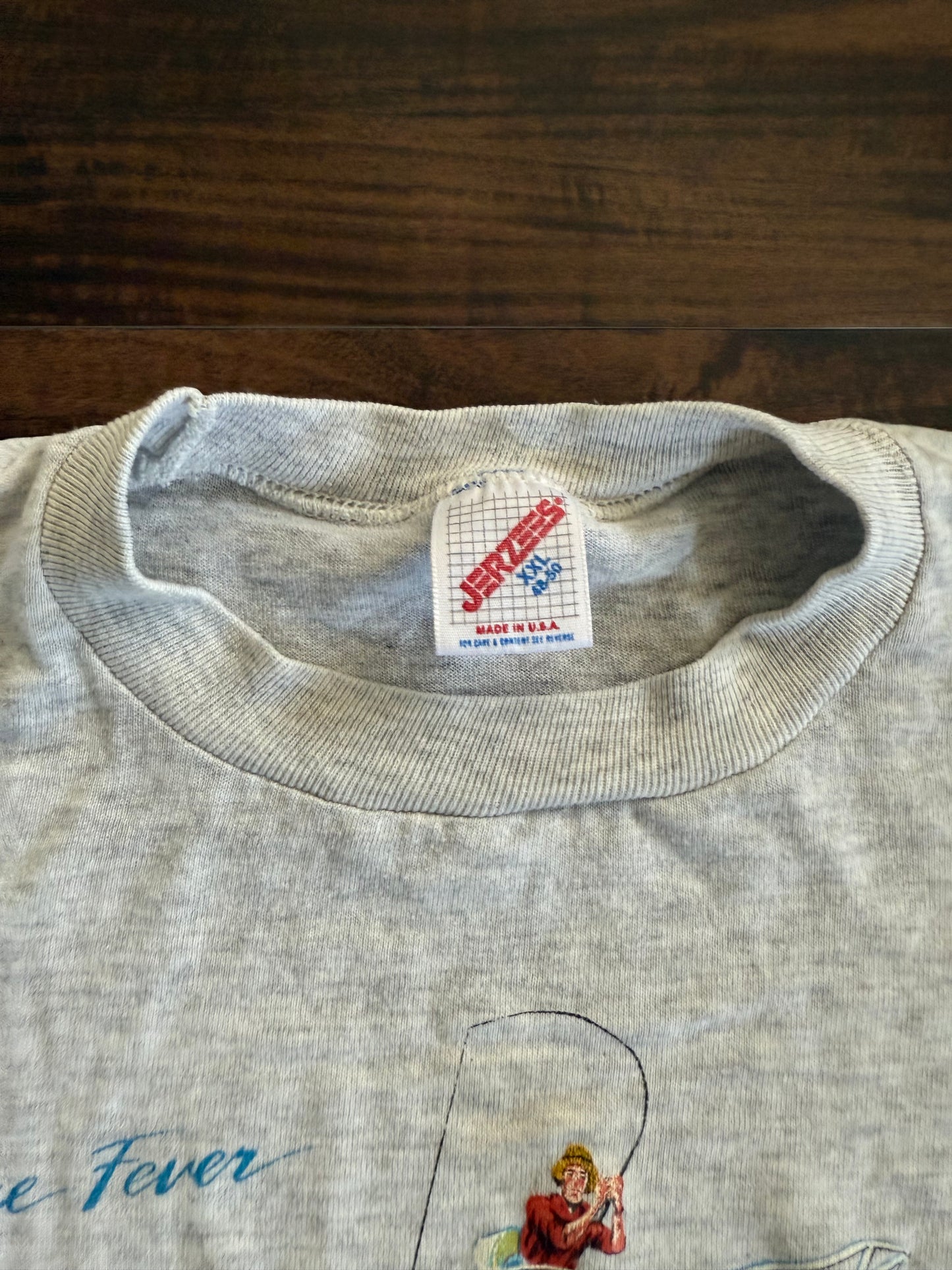 Vintage Walleye Fever Fishing T-Shirt- L