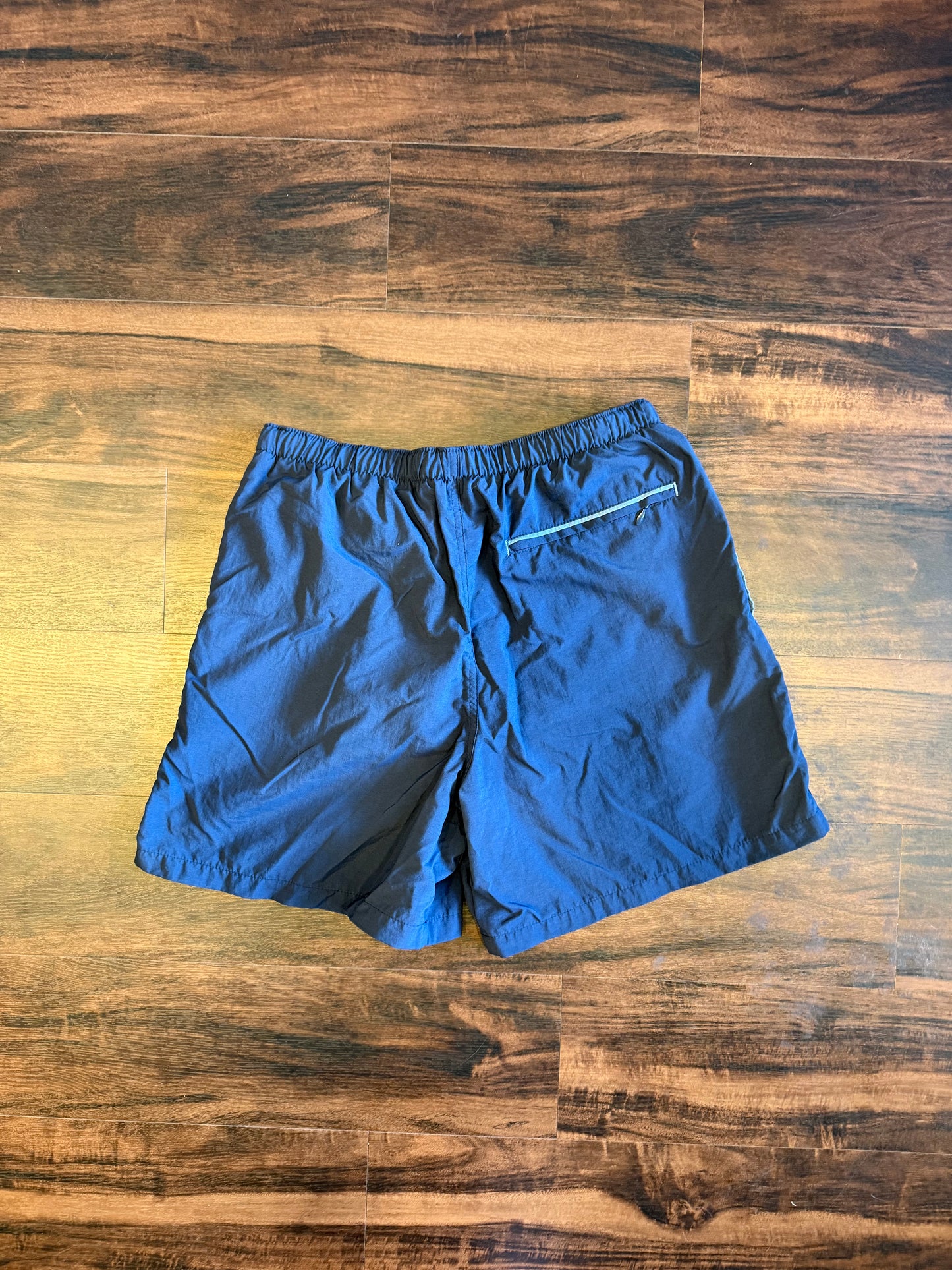 Vintage Columbia Navy Blue Outdoors Nylon Shorts- 30