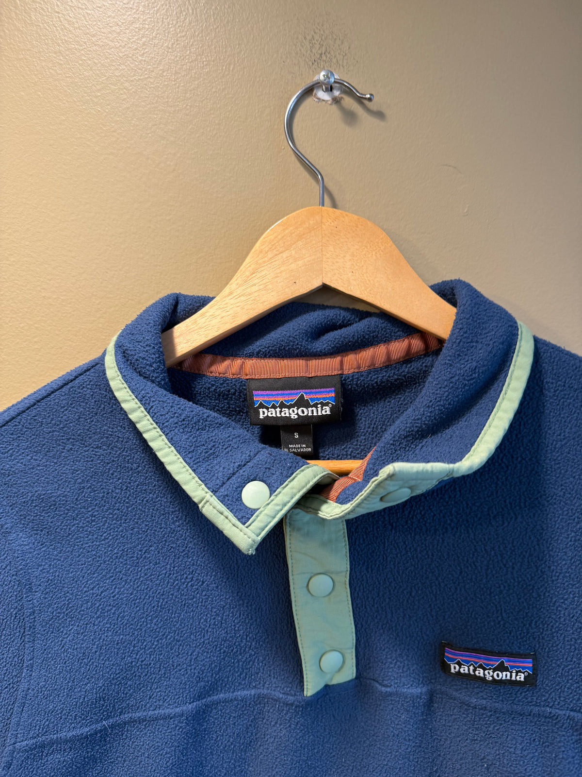 Vintage Patagonia Blue Fleece Jacket- S