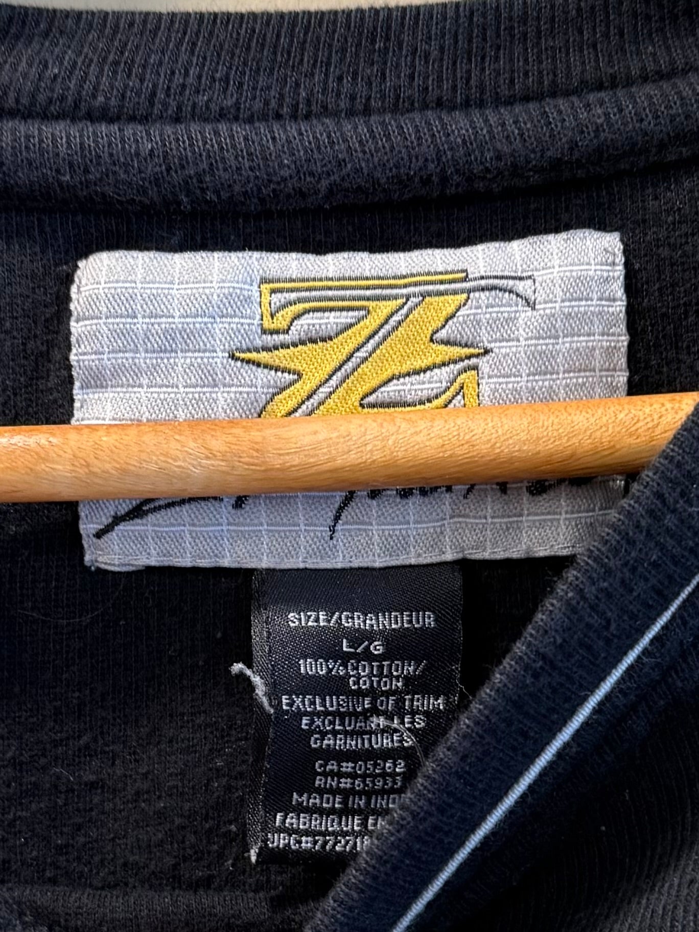 Vintage Y2K 55th Unit Division Black Long Sleeve T-Shirt- L
