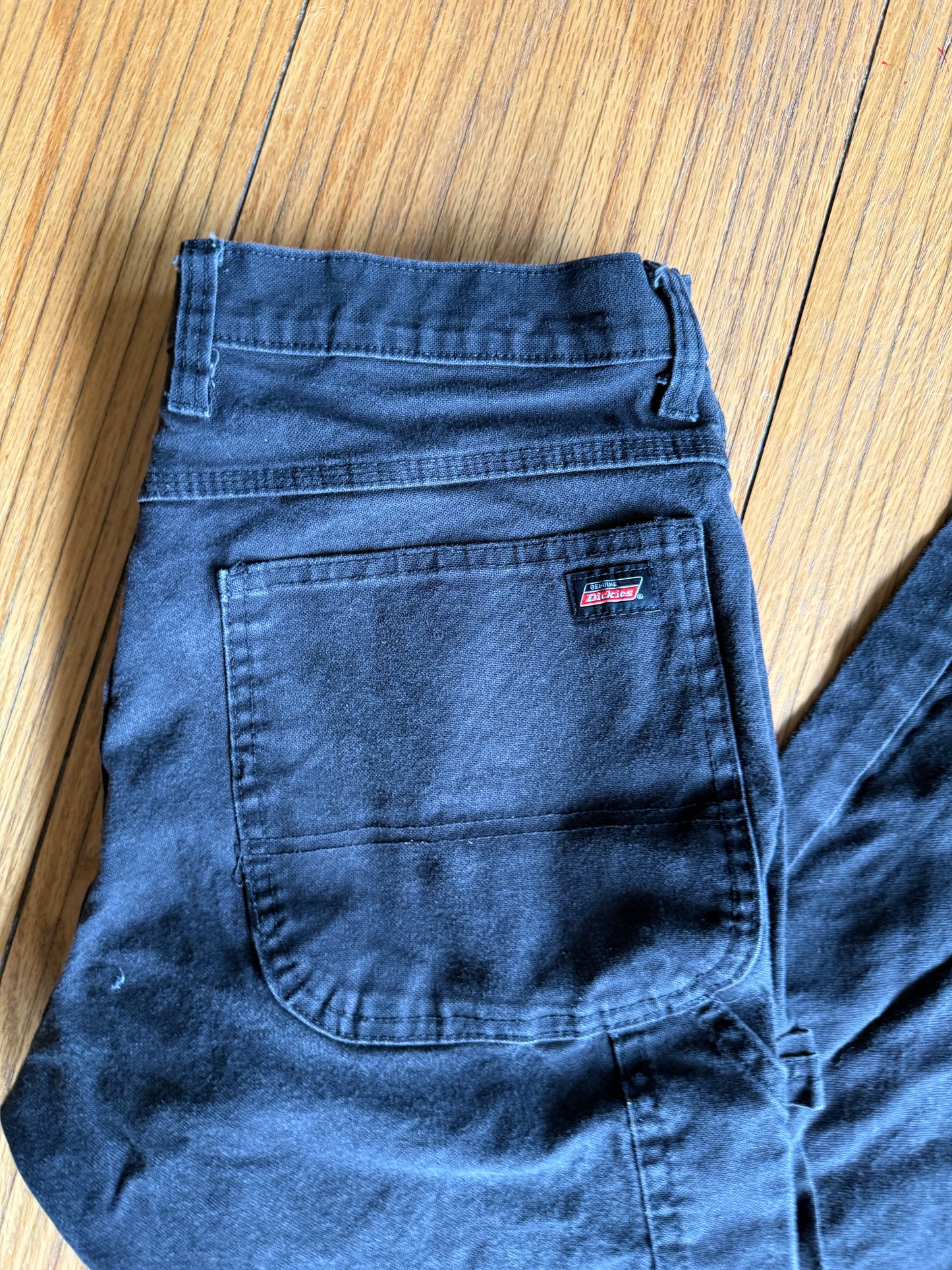 Vintage Dickies Black Cotton Canvas Carpenter Pants- 32x30