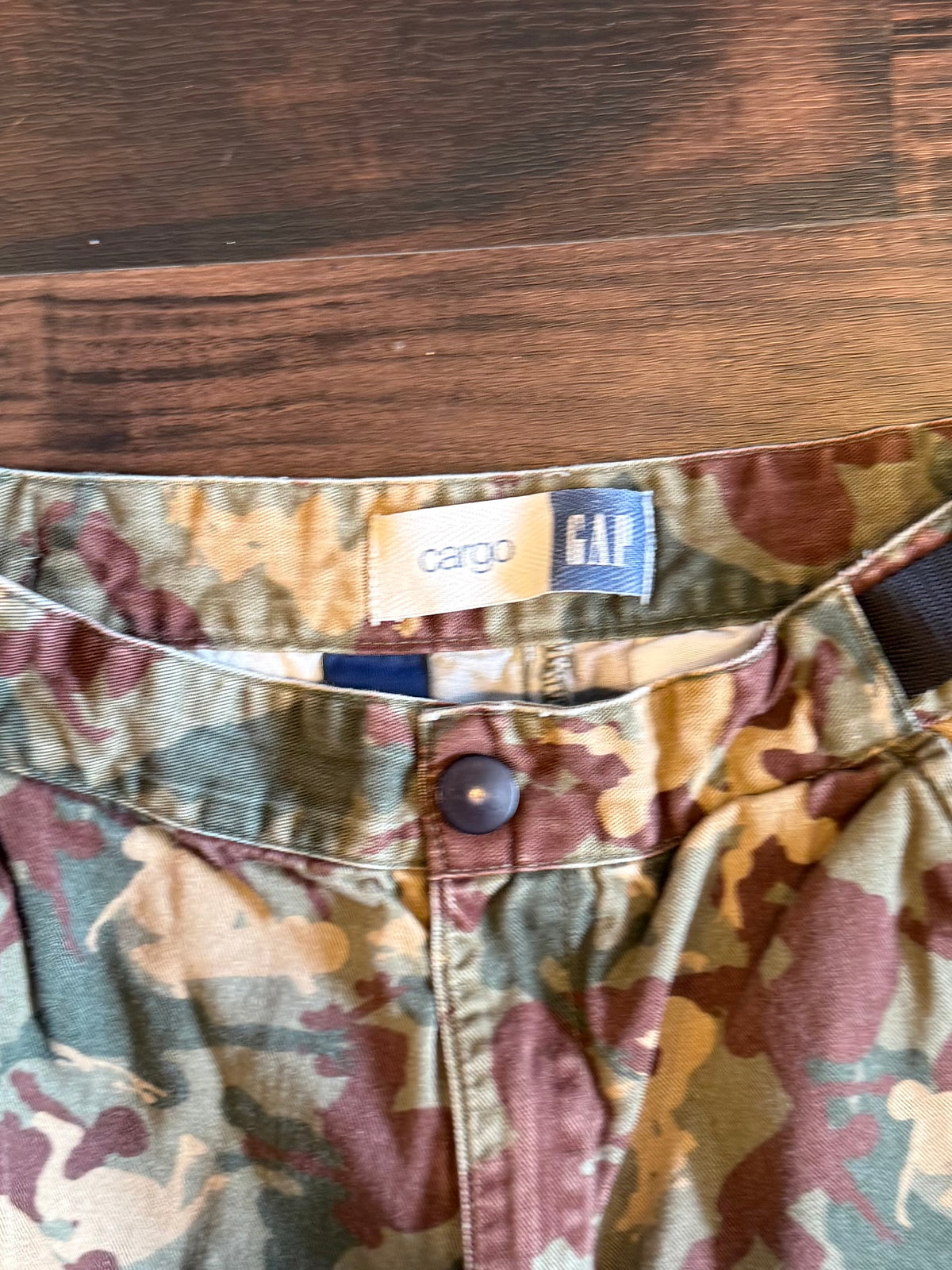 Vintage Gap Skateboard Camouflage Cargo Pants- 26x26