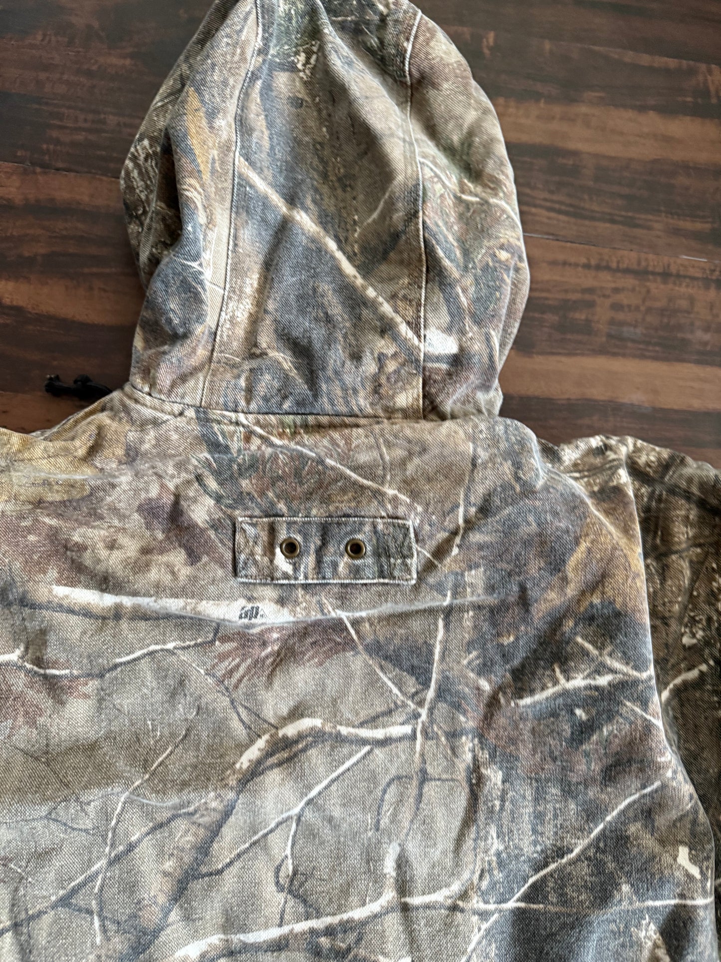 Vintage Levi’s Real Tree Camouflage Hooded Canvas Jacket- M