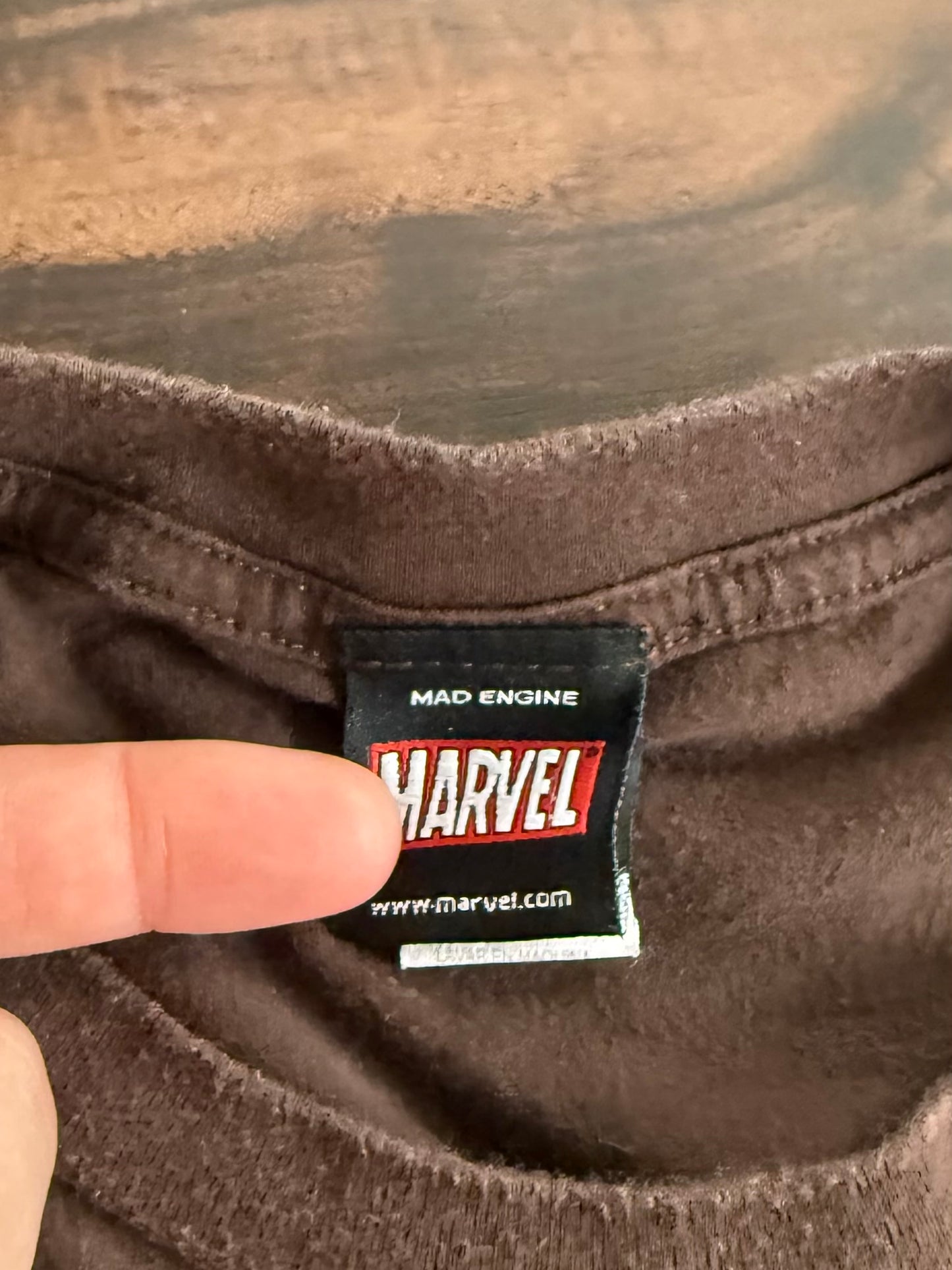 Vintage Marvel by Mad Engine The Punisher Brown T-Shirt- M