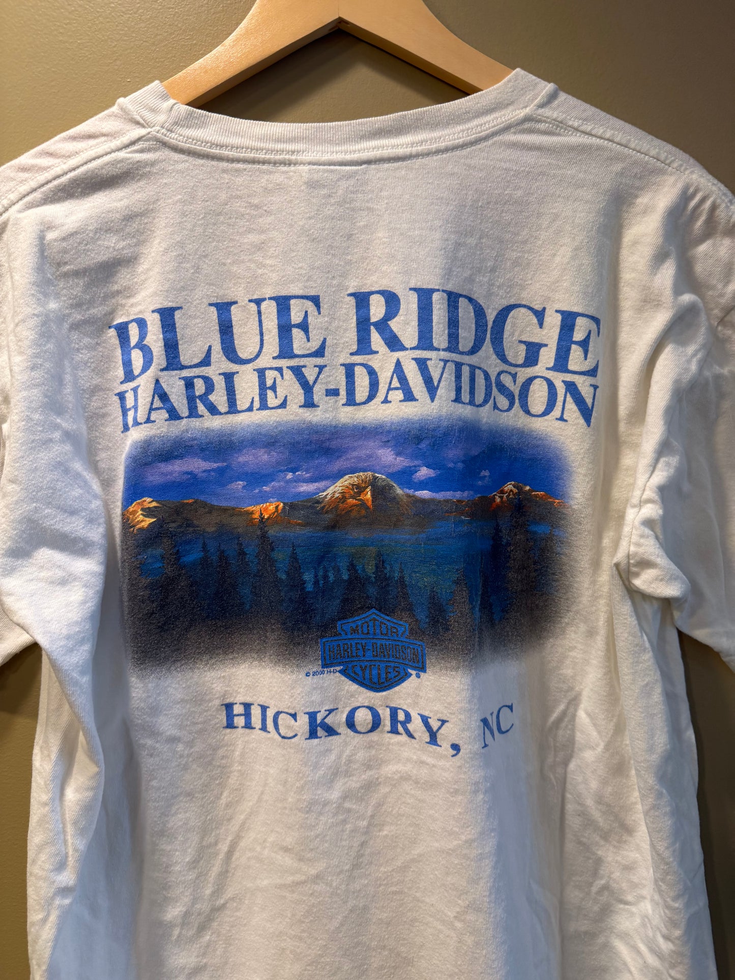Vintage Harley Davidson White Eagle T-Shirt- XL