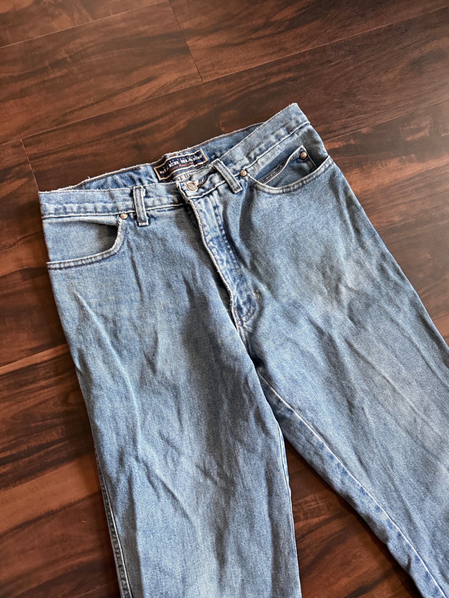 Vintage Harley Davidson Light Wash Denim Jeans- 32x34