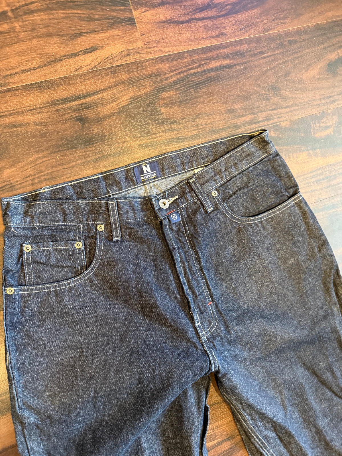 Vintage Nautica Dark Wash Heavy Denim Jeans- 34x38