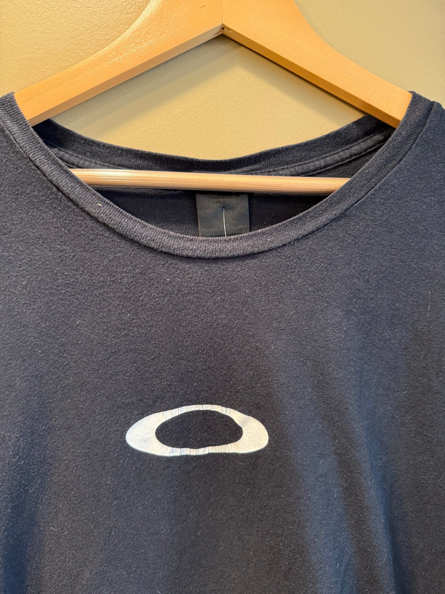 Vintage Y2K Oakley Black T-Shirt- XXL