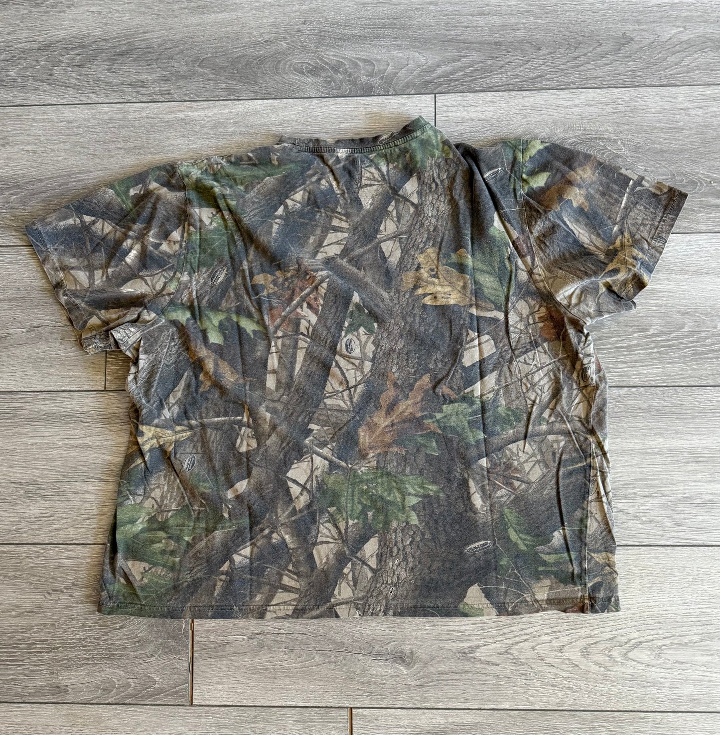 Vintage Real Tree Camouflage Boxy T-Shirt- XL