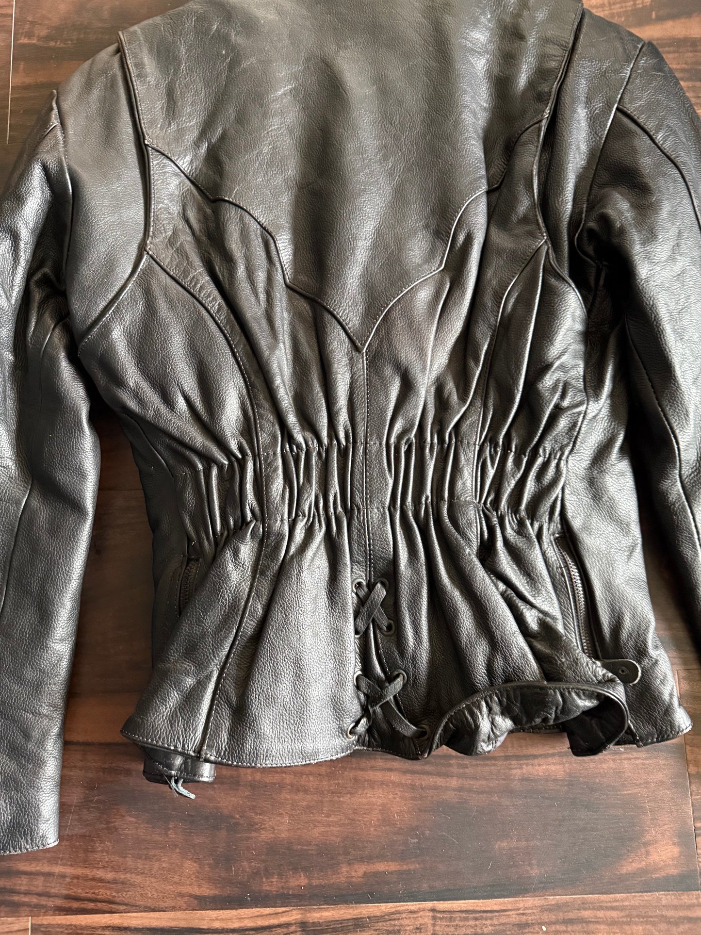Vintage Hudson Leather Women’s Western Cut Jacket- S