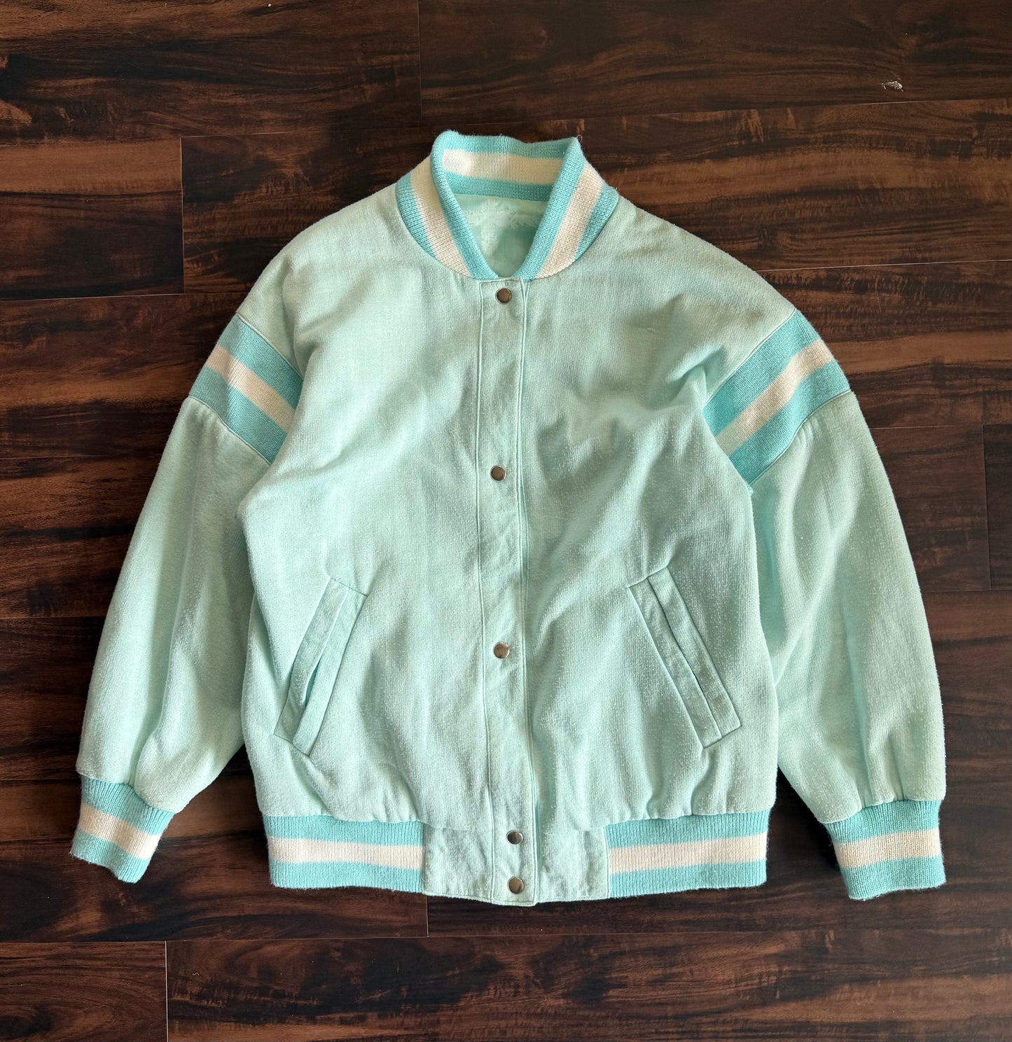 Vintage 1970’s Pastel Blue Sportswear Jacket- M