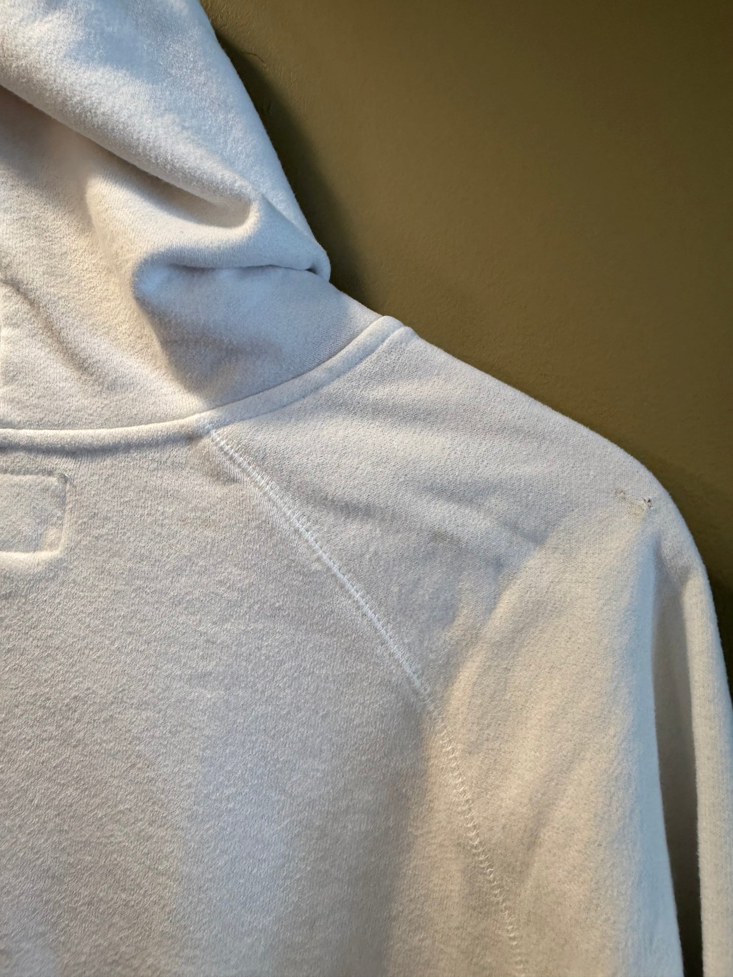 Vintage Y2K Aeropostale White Hoodie Sweatshirt- L