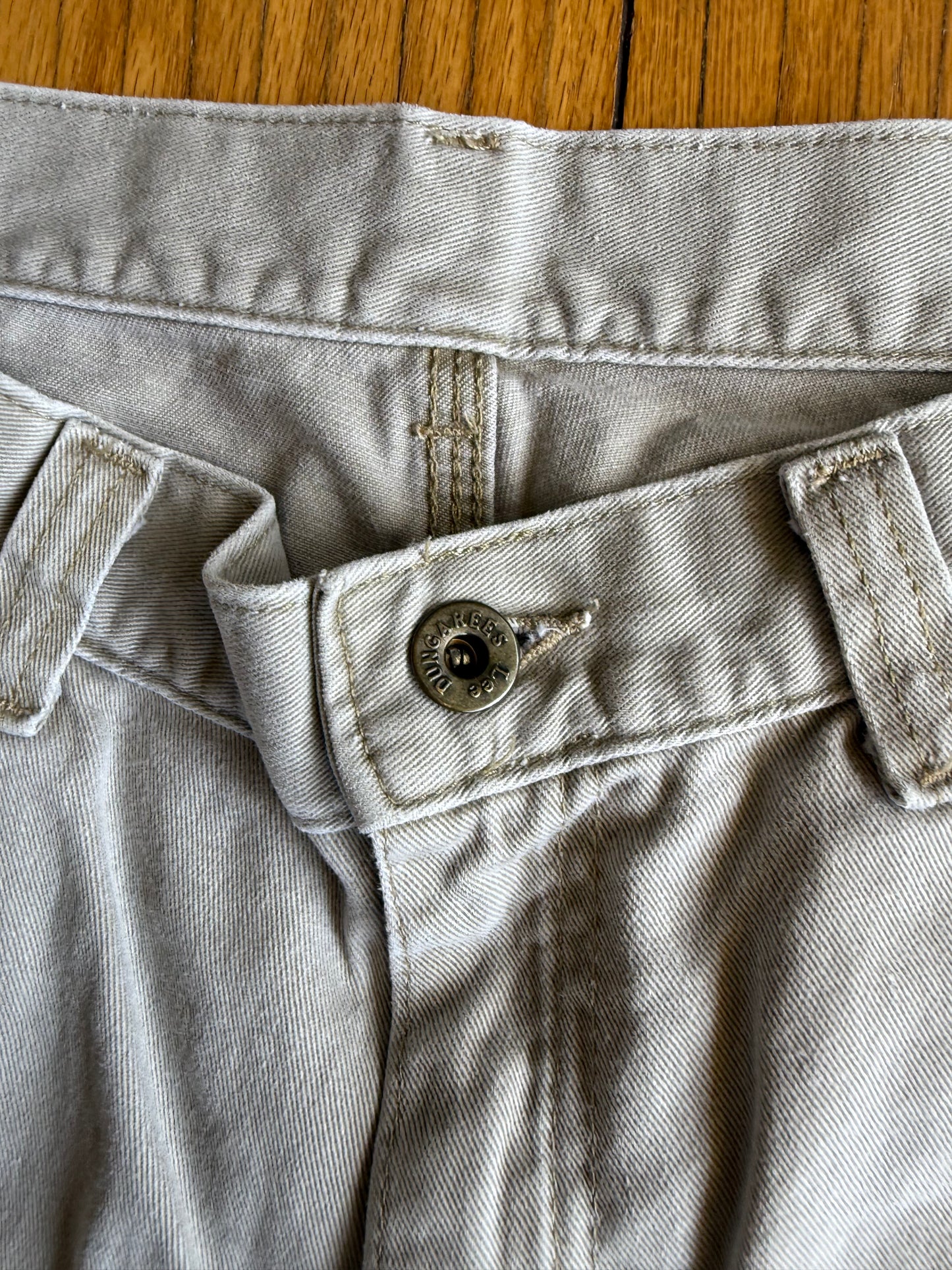 Vintage Lee Dungarees Tan Carpenter Shorts- 28
