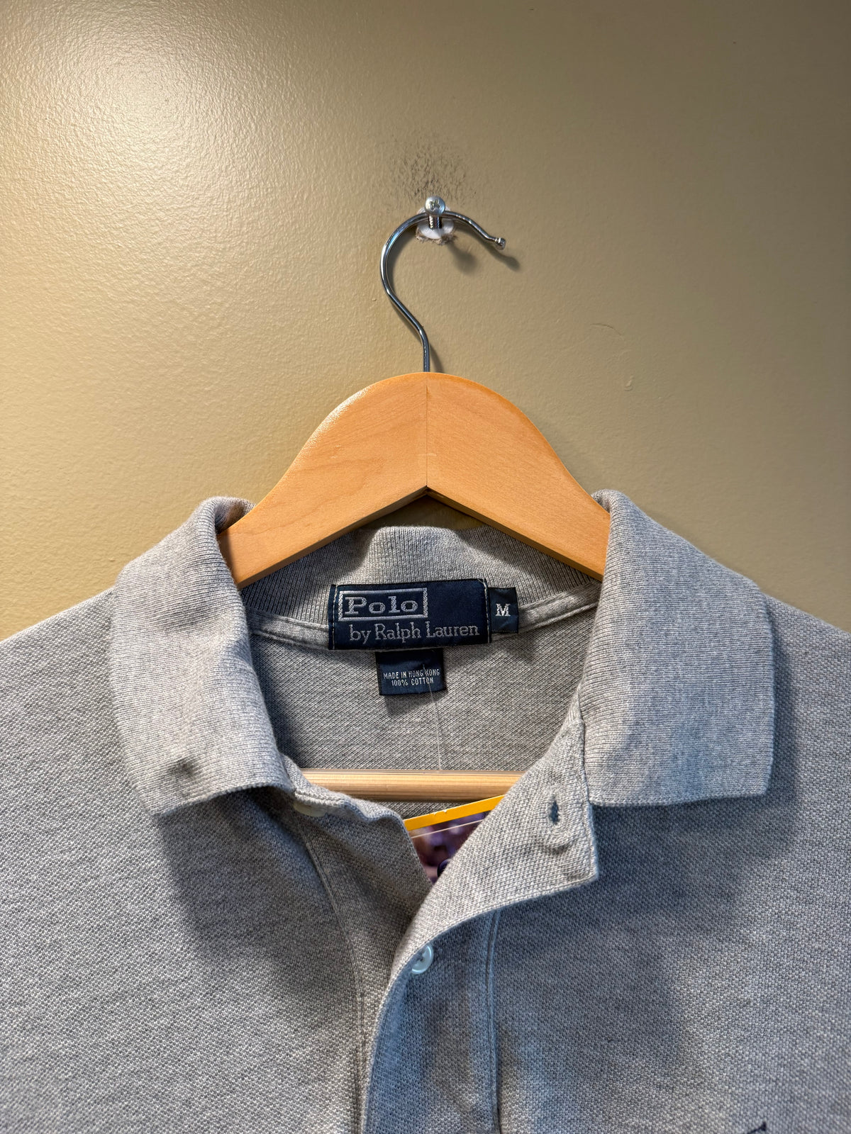 Vintage Polo Ralph Lauren Gray Polo Shirt- M