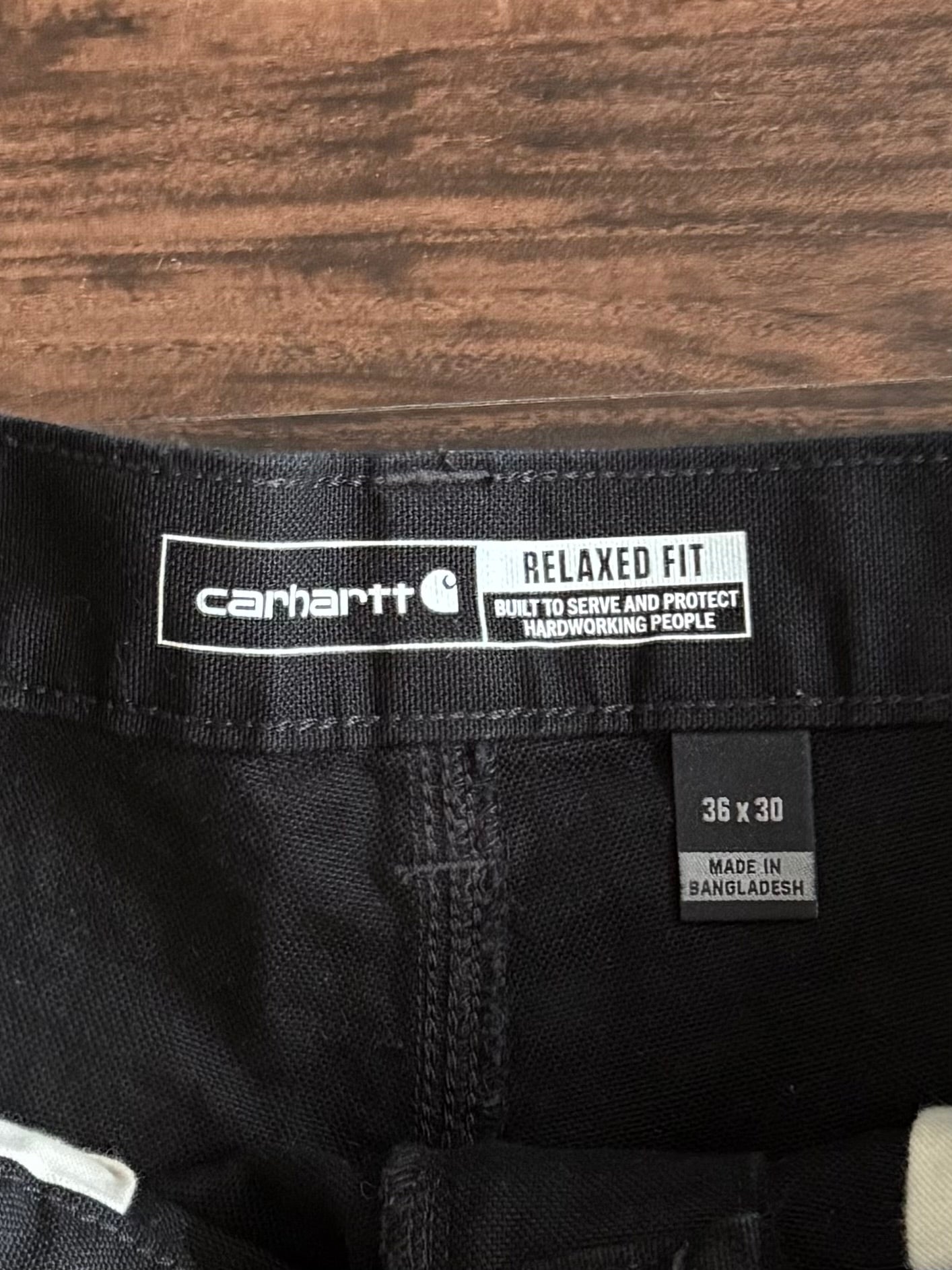 Vintage Carhartt Black Carpenter Shorts- 36
