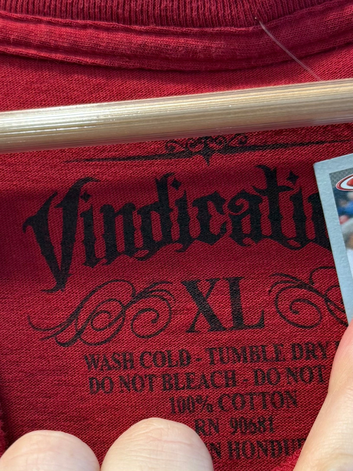 Vintage Y2K Vindication Red Cross T-Shirt- XL