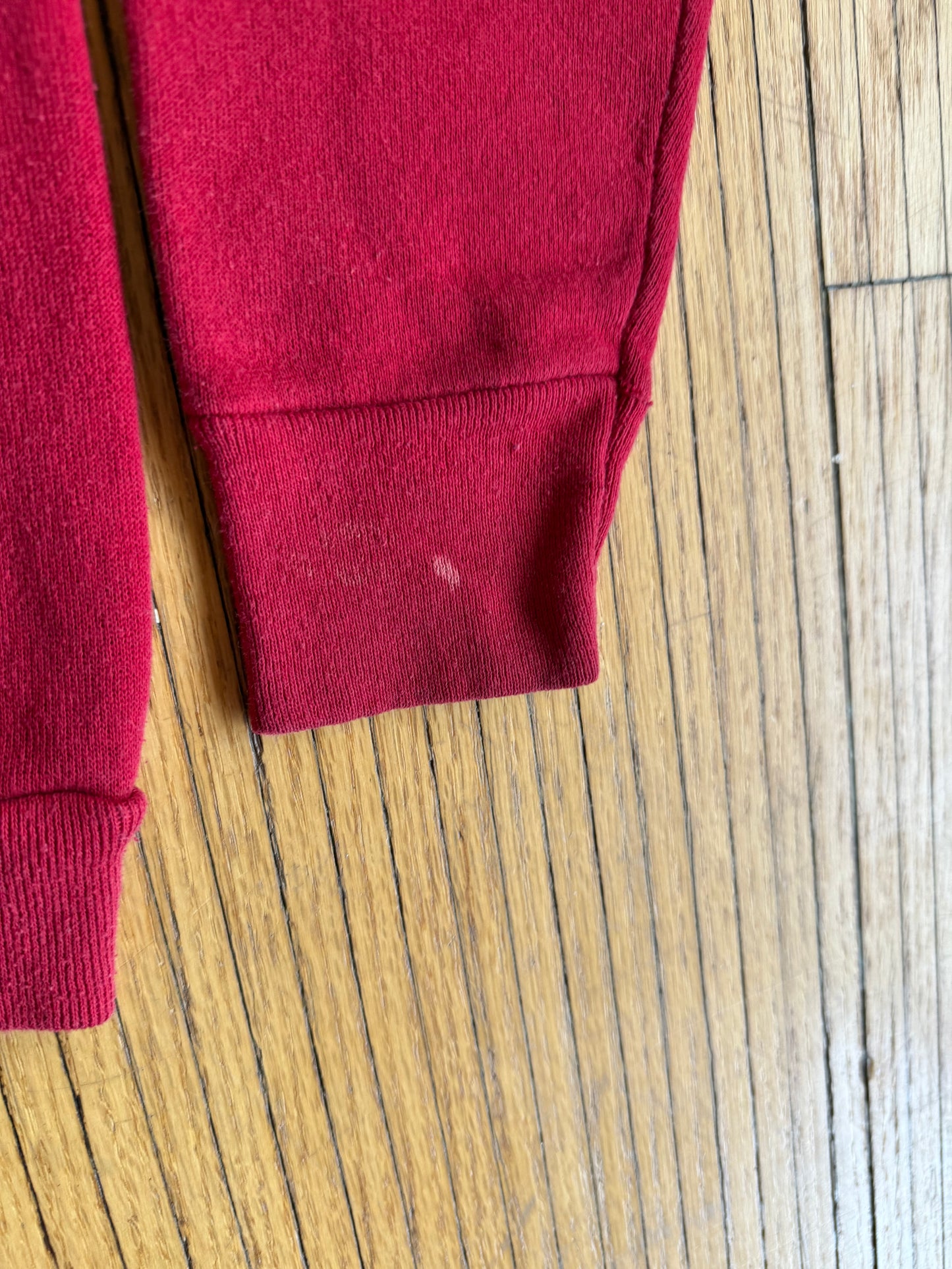 Vintage Ohio State University Buckeyes Distressed Red Crewneck Sweatshirt- S
