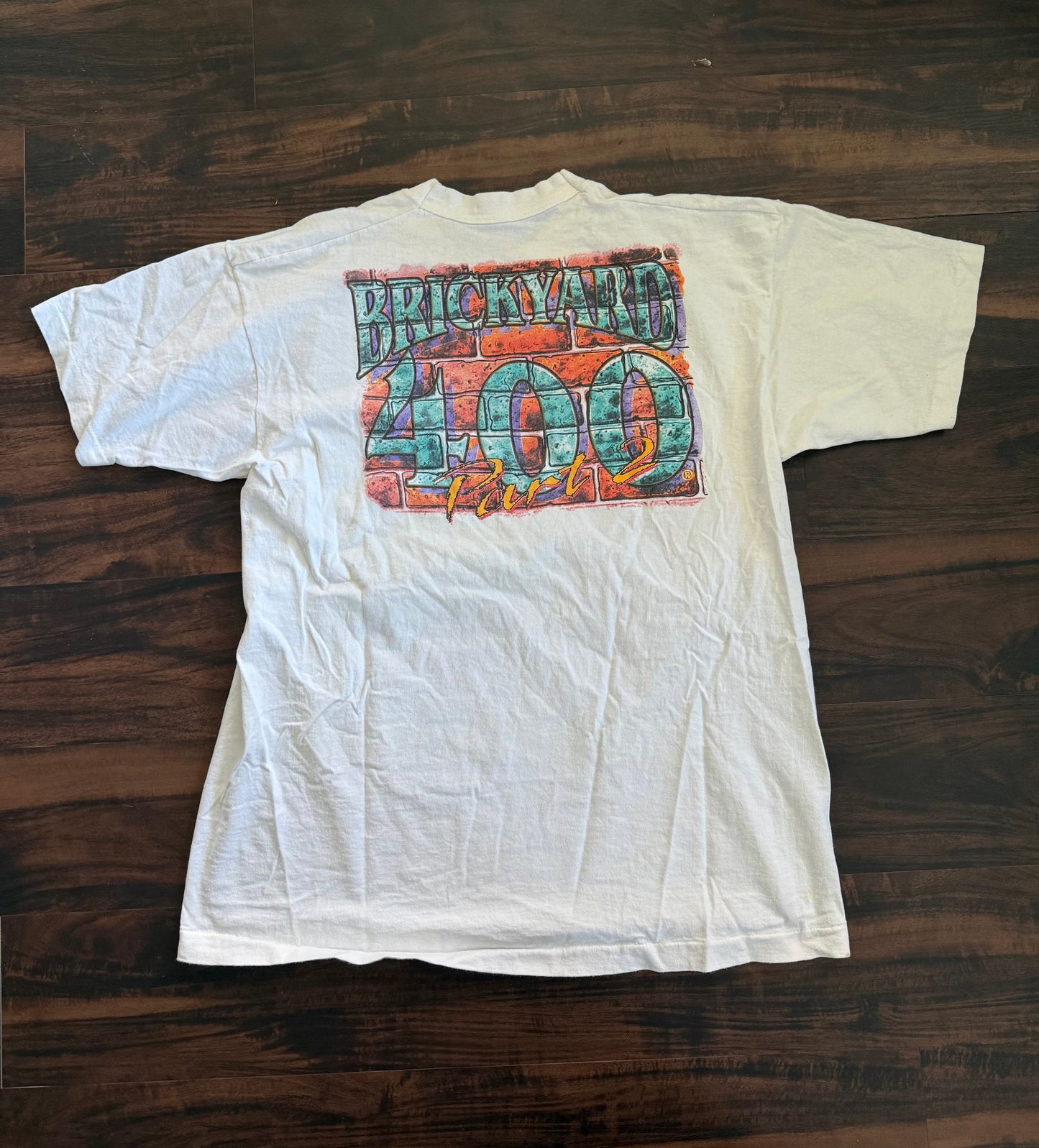Vintage Brickyard 400 Racing T-Shirt- L