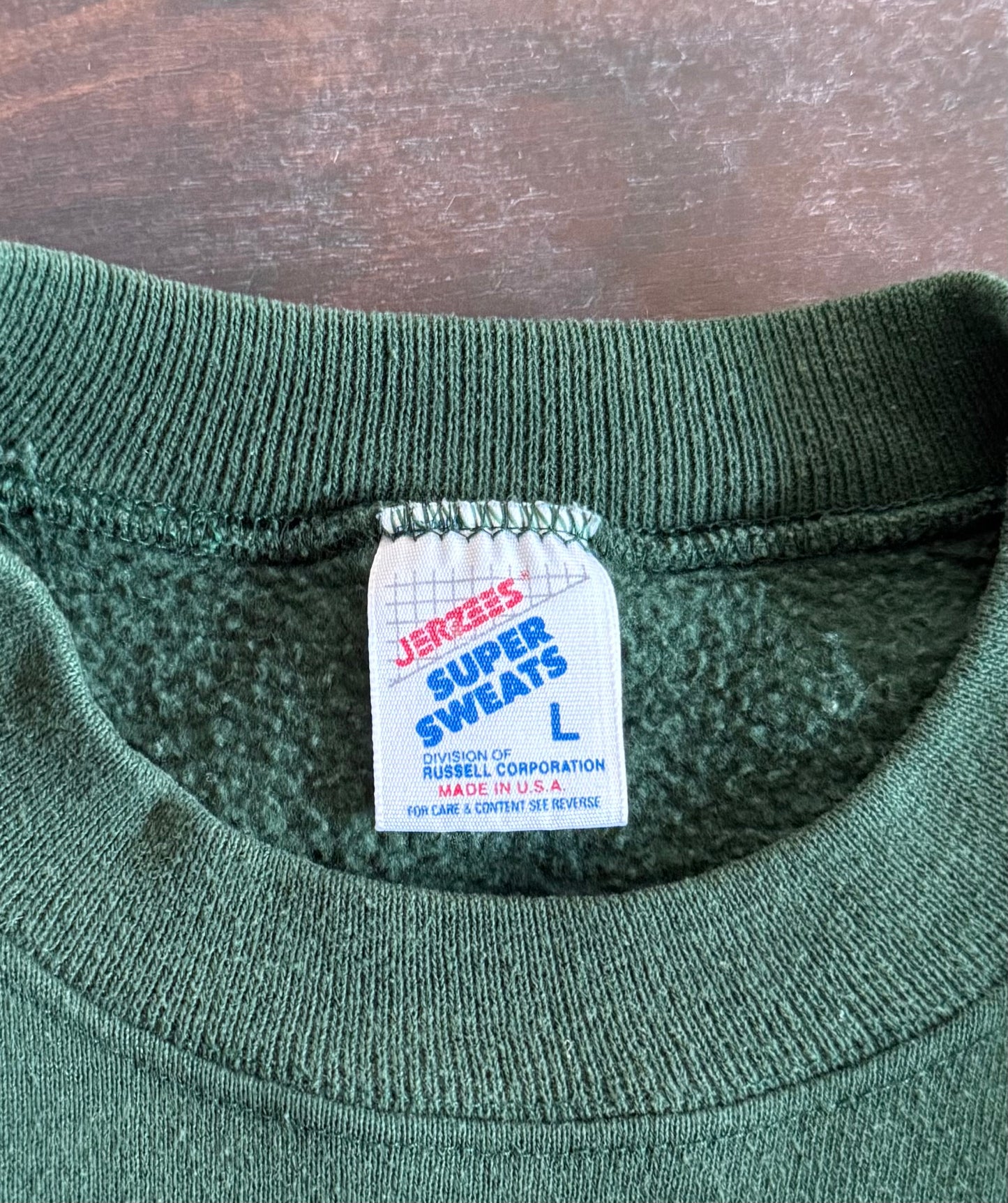 Vintage John Deere Green Nature Crewneck Sweatshirt- L