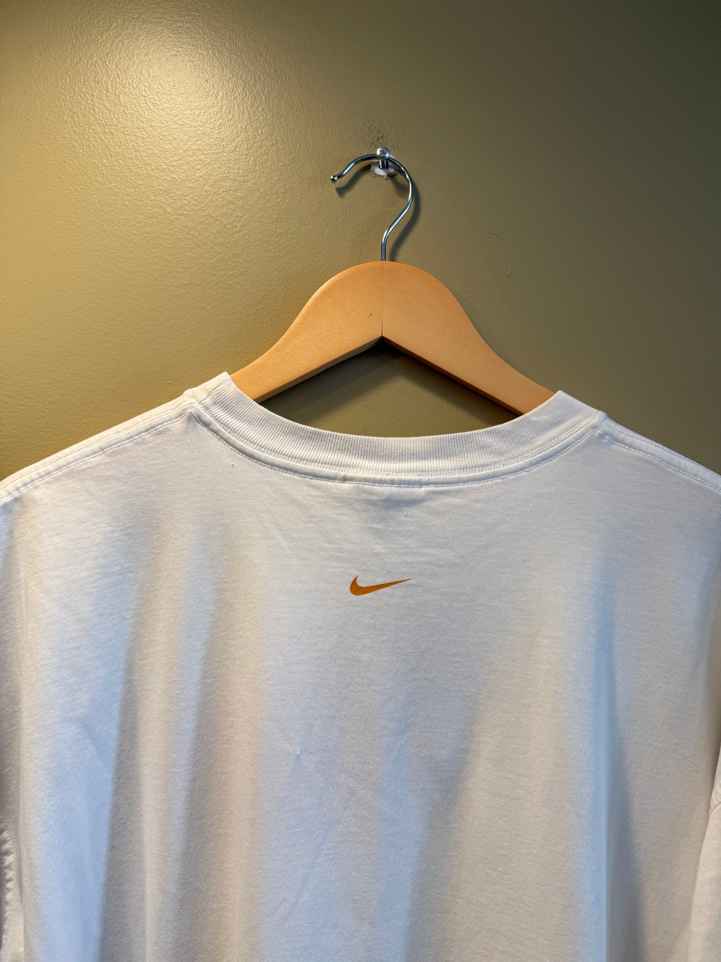 Vintage Nike Running White Dry Fit T-Shirt- XL