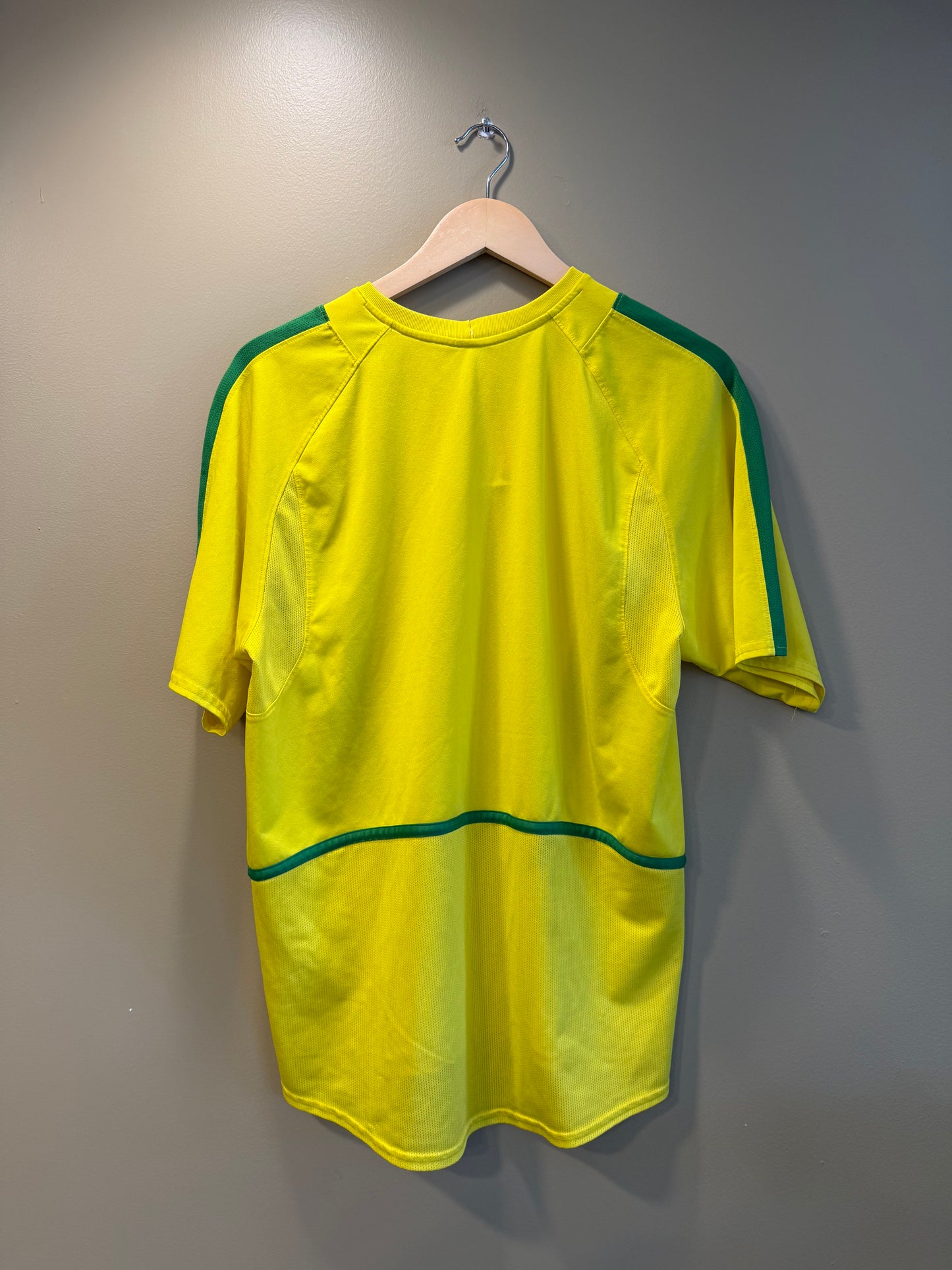 Vintage Nike Brazil National Team Yellow Soccer Jersey- M