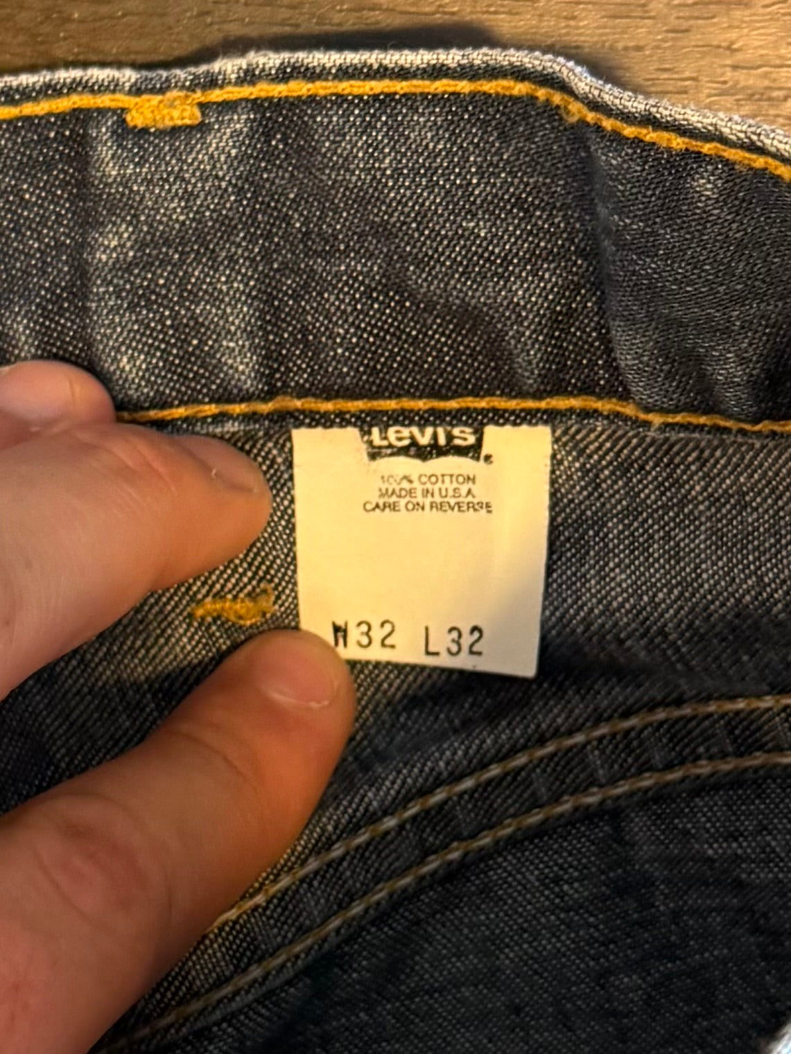 Vintage Levi’s Made In USA XX Dark Wash Jeans- 32x32
