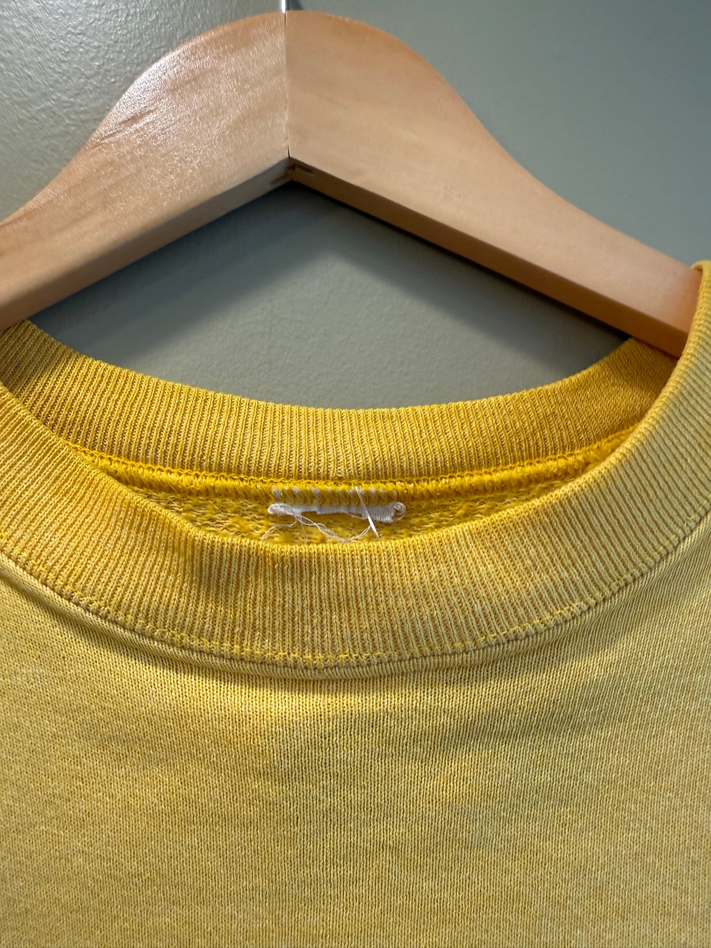 Vintage Baldwin Wallace College Yellow Crewneck Sweatshirt- S