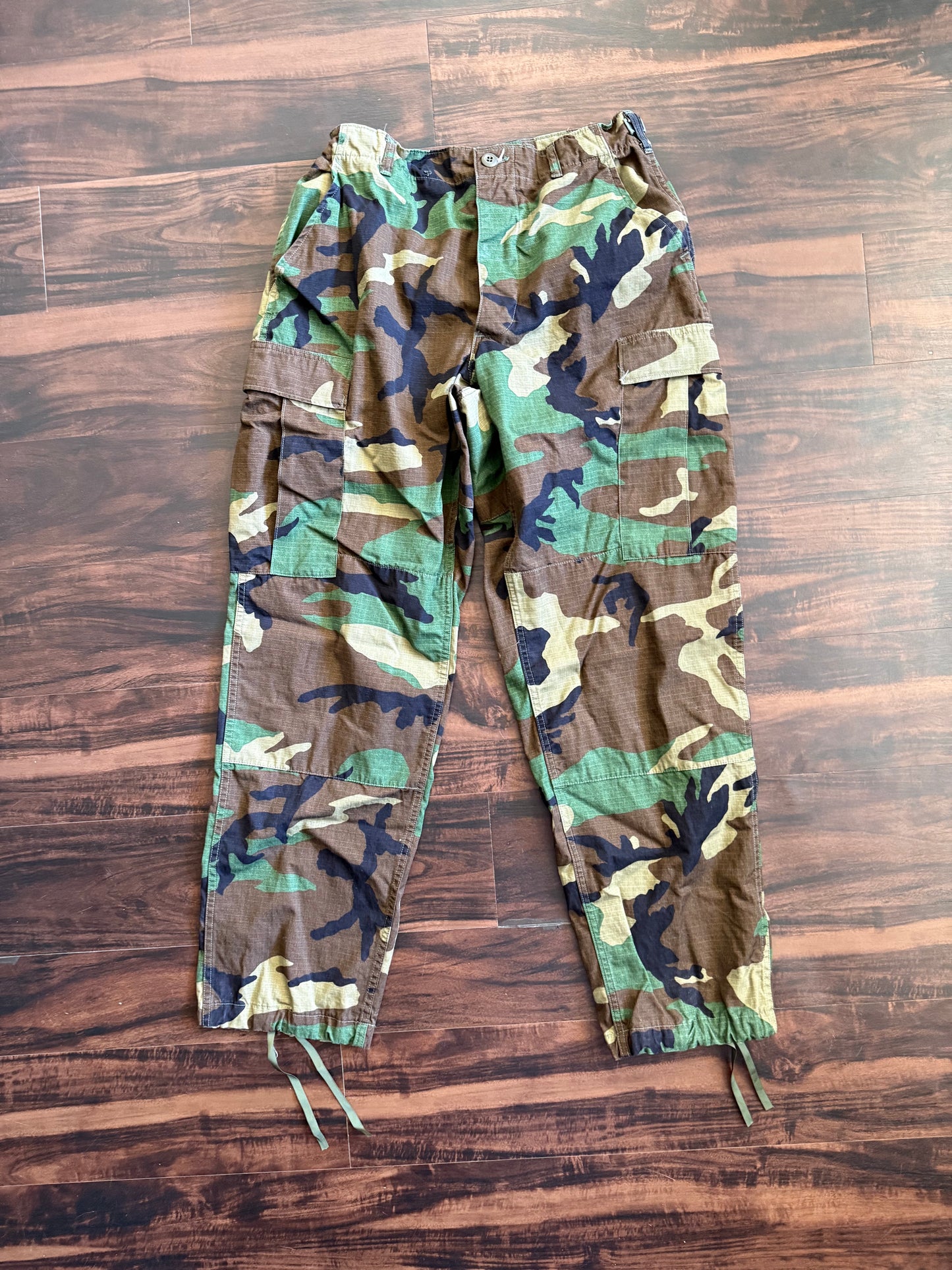 Vintage Military Camouflage Cargo Pants- 30x33