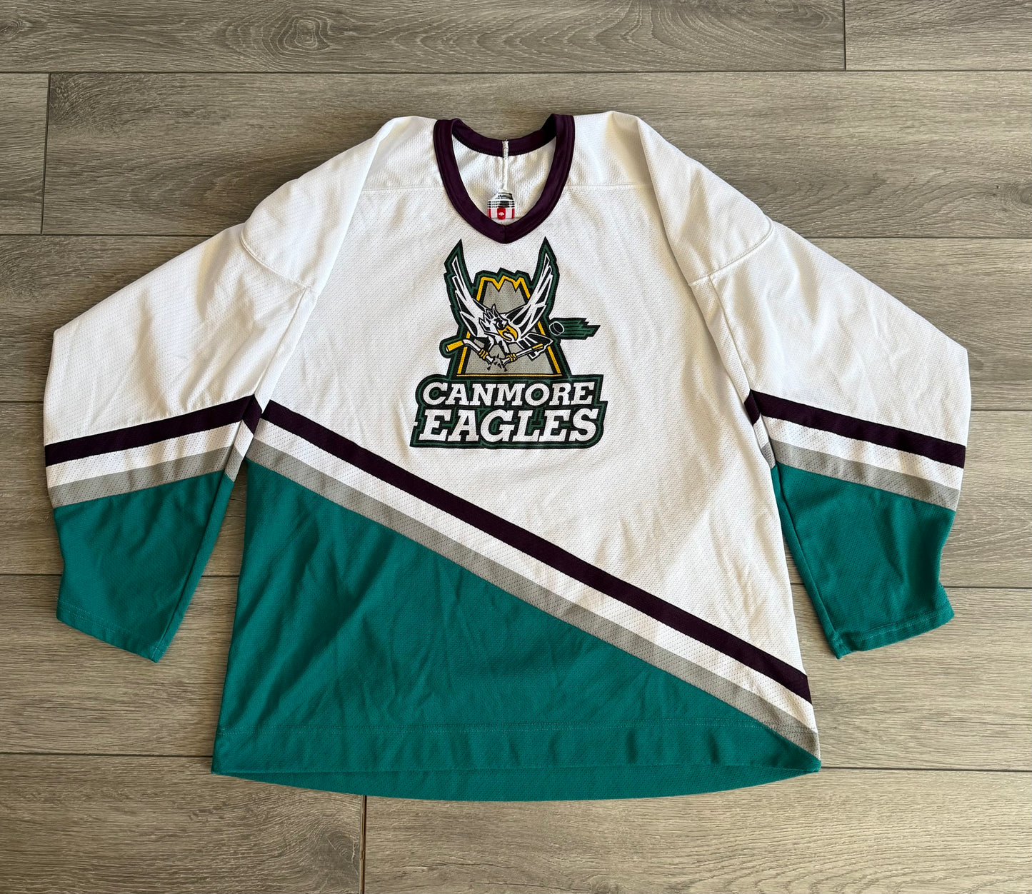 Vintage Canmore Eagles CCM Hockey Jersey- XL