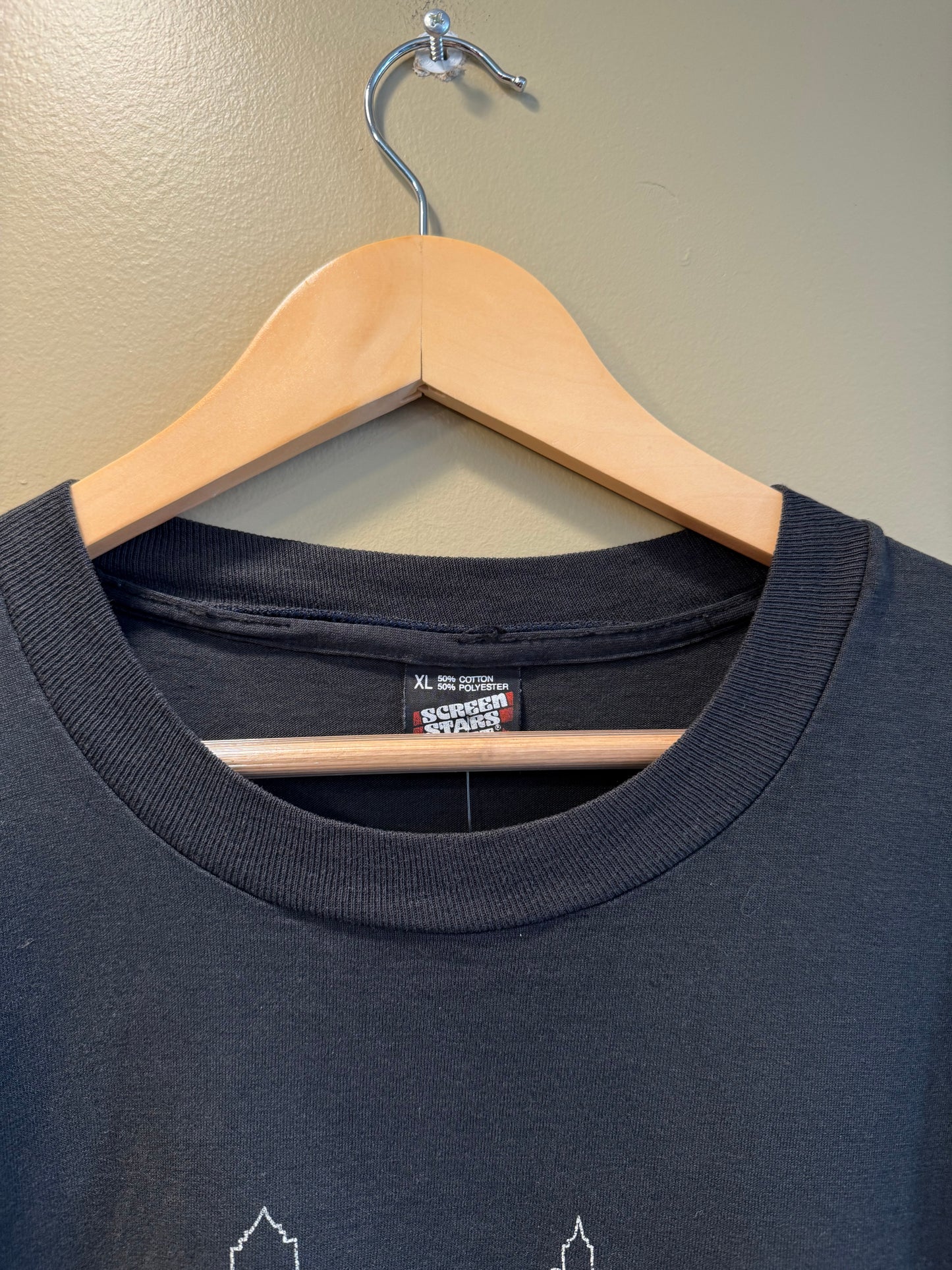 Vintage Clifton Arts Fest Black T-Shirt- XL