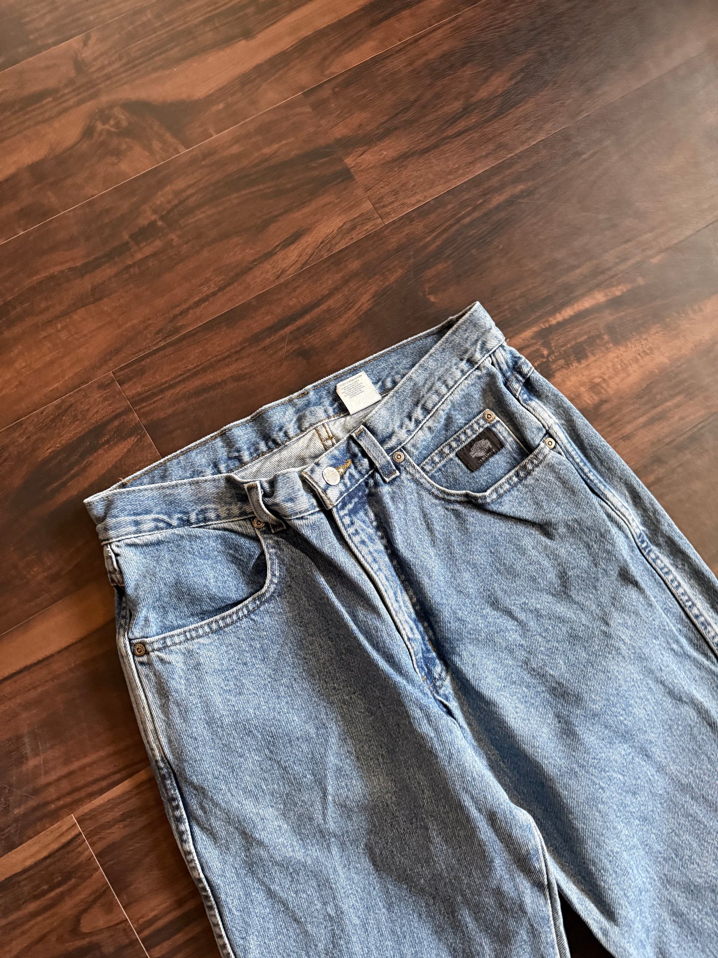 Vintage Harley Davidson Light Wash Denim Jeans- 32x33