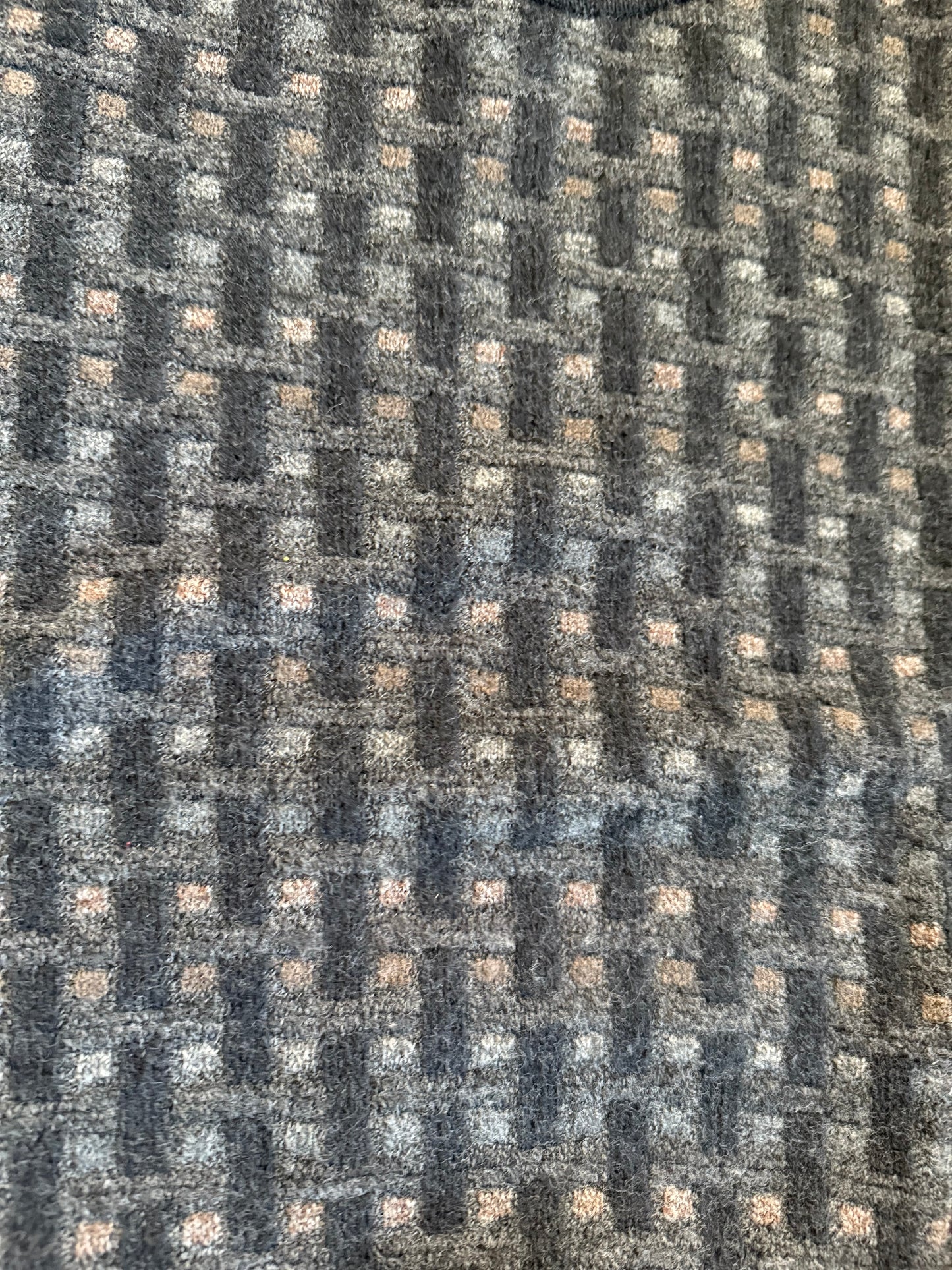 Vintage Tricots St Raphael Wool Patterned Sweater- L