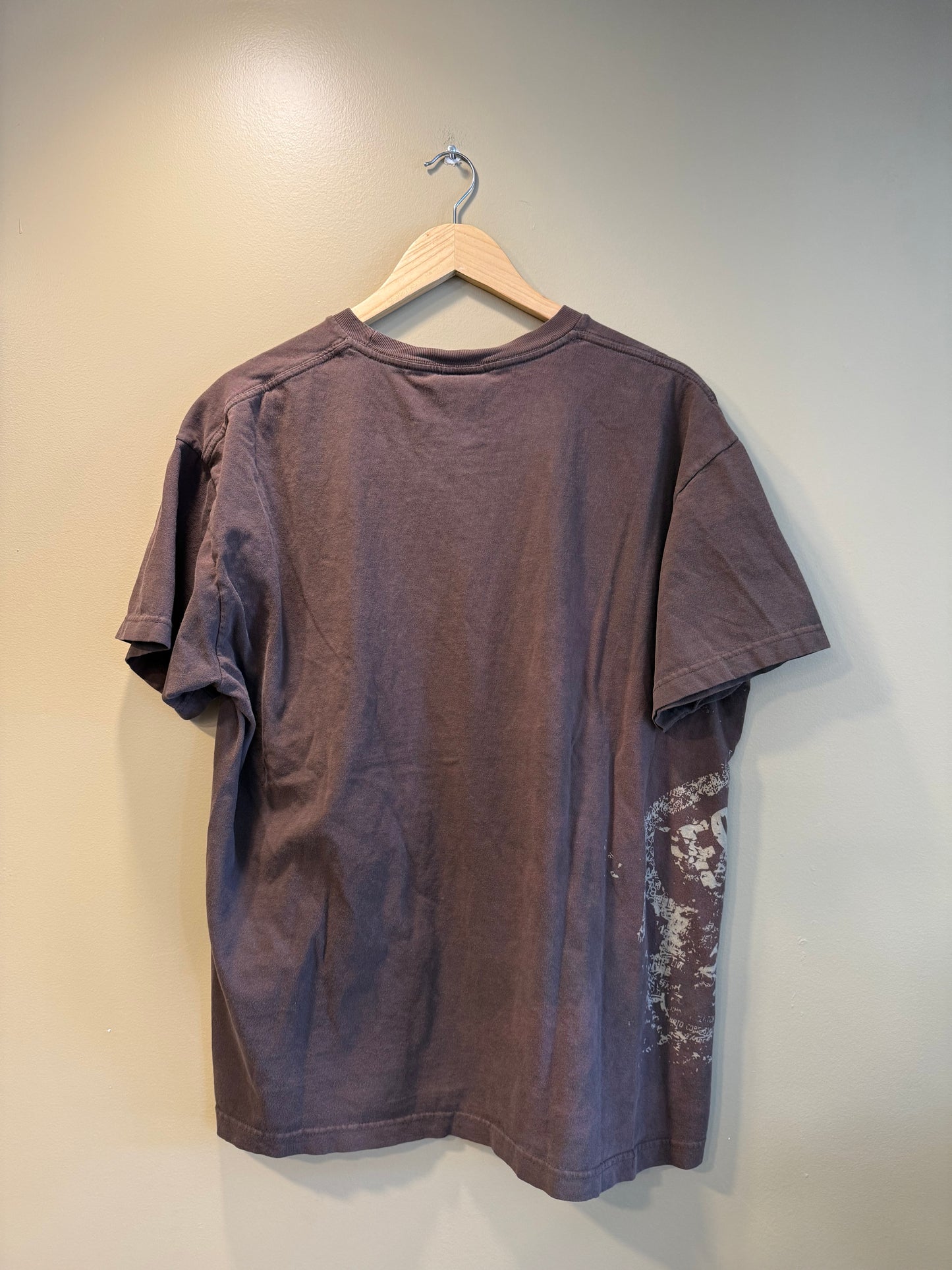 Vintage Y2K Fox Racing Brown T-Shirt- XL