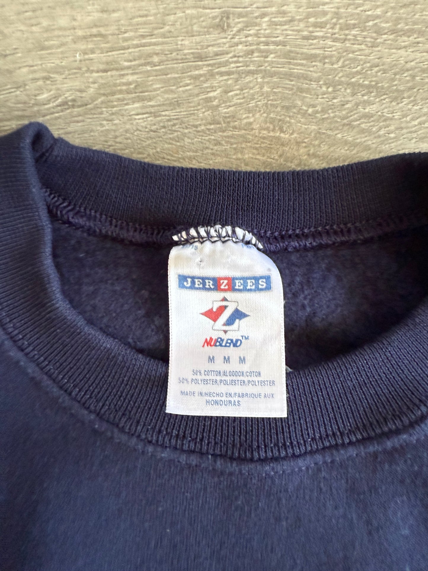 Vintage East Hampton Choppers Navy Blue Crewneck Sweatshirt- M