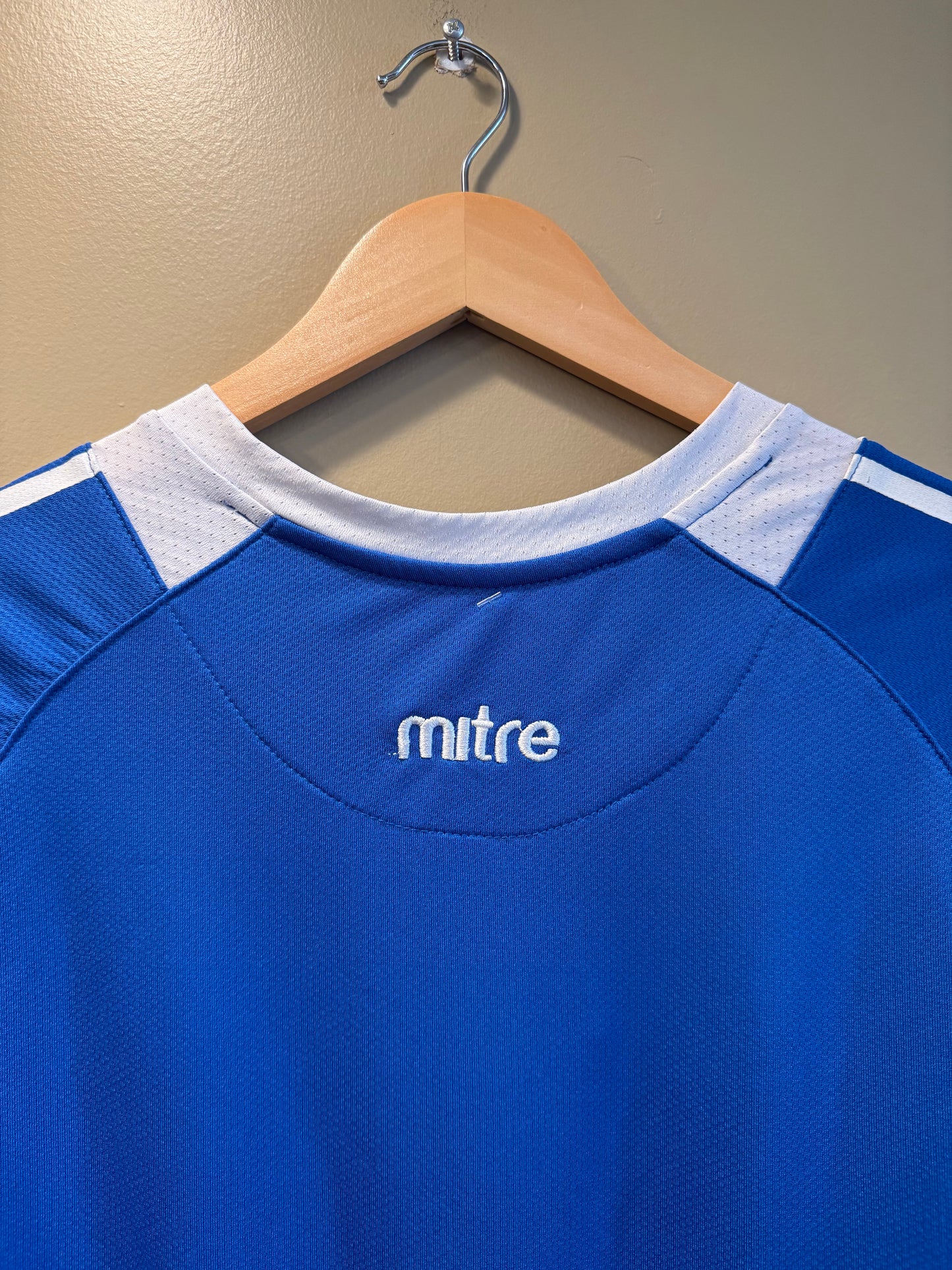 Vintage Mitre Italia National Team Blue Soccer Jersey- M/L