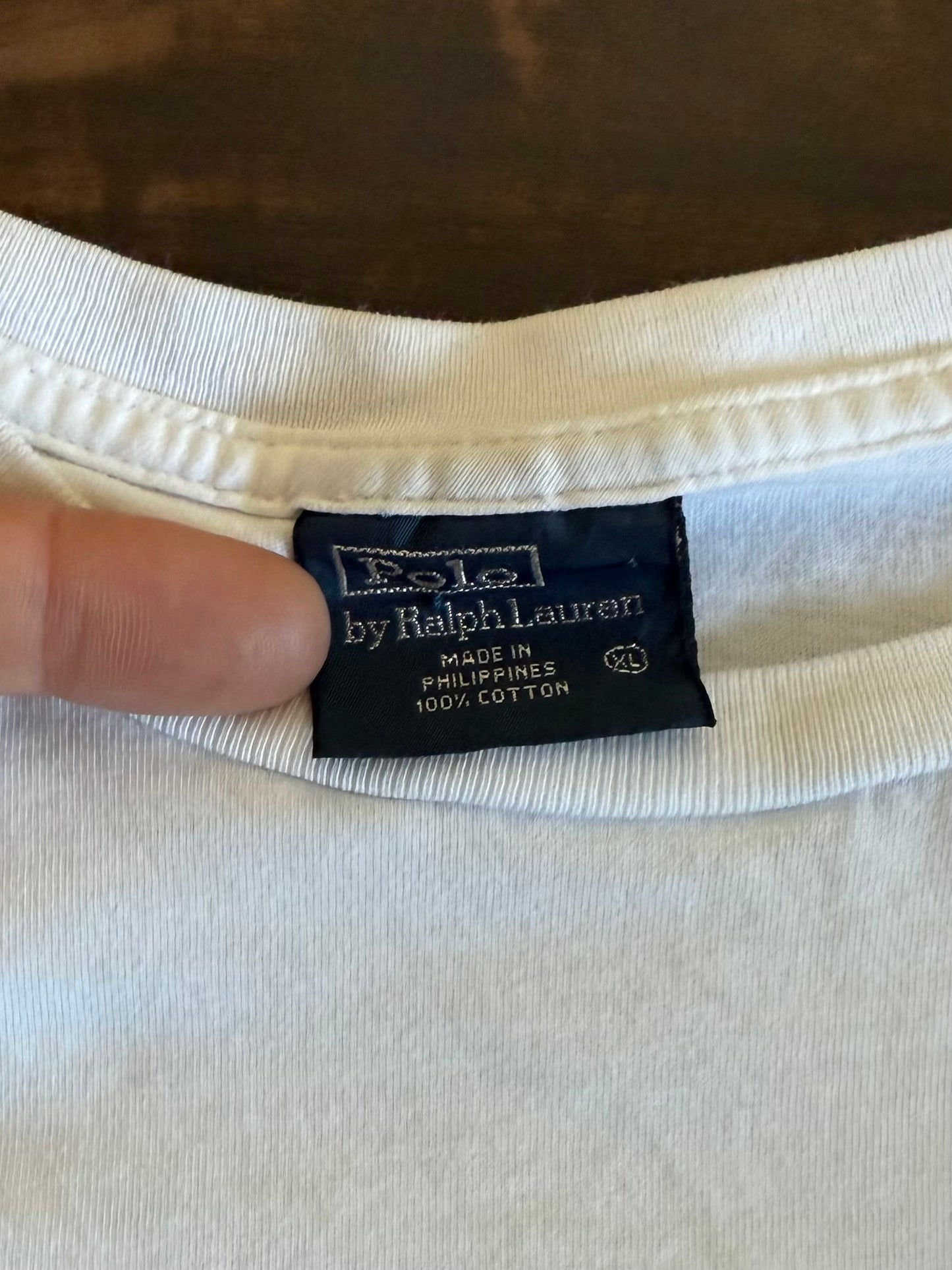 Vintage Polo Ralph Lauren Blue Crab T-Shirt- XL